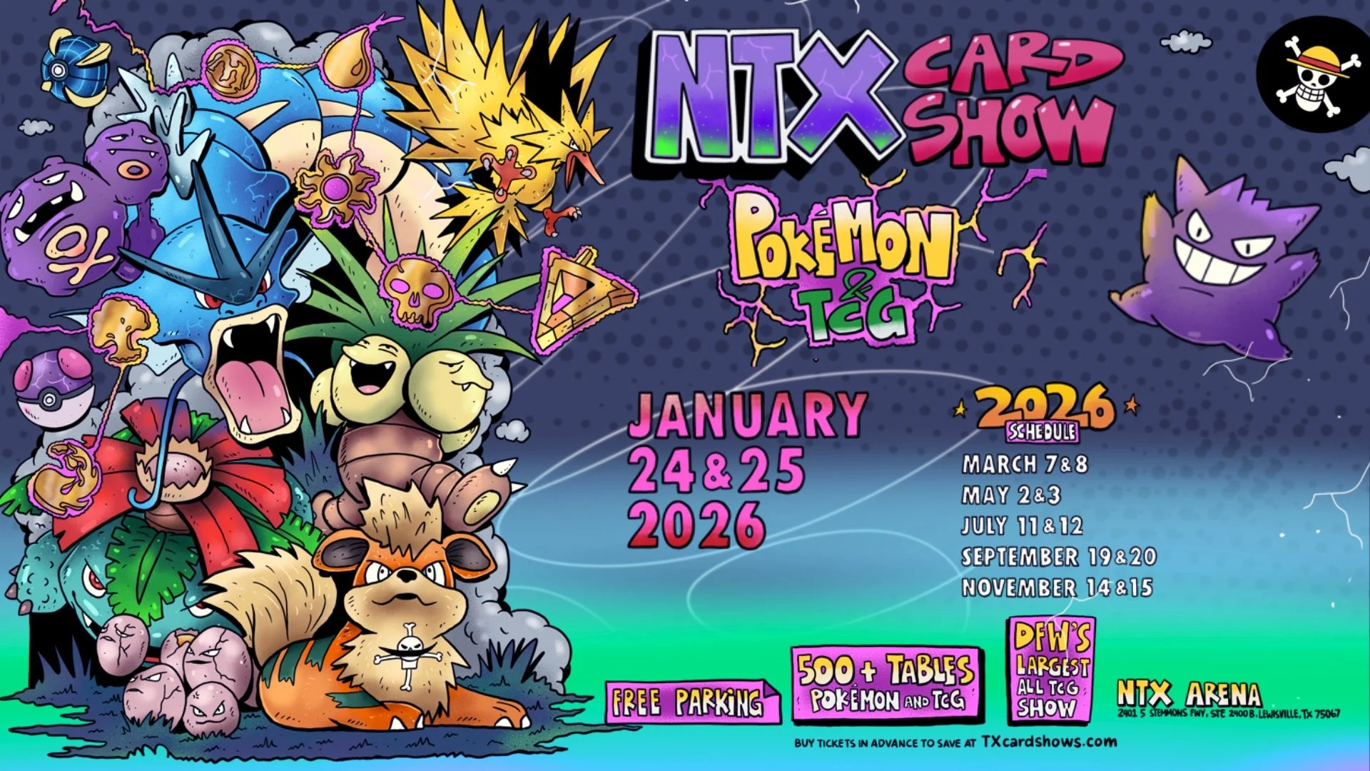 NTX Pokemon &amp; TCG Card Show in Dallas / Forth Worth, Texas - March 2026