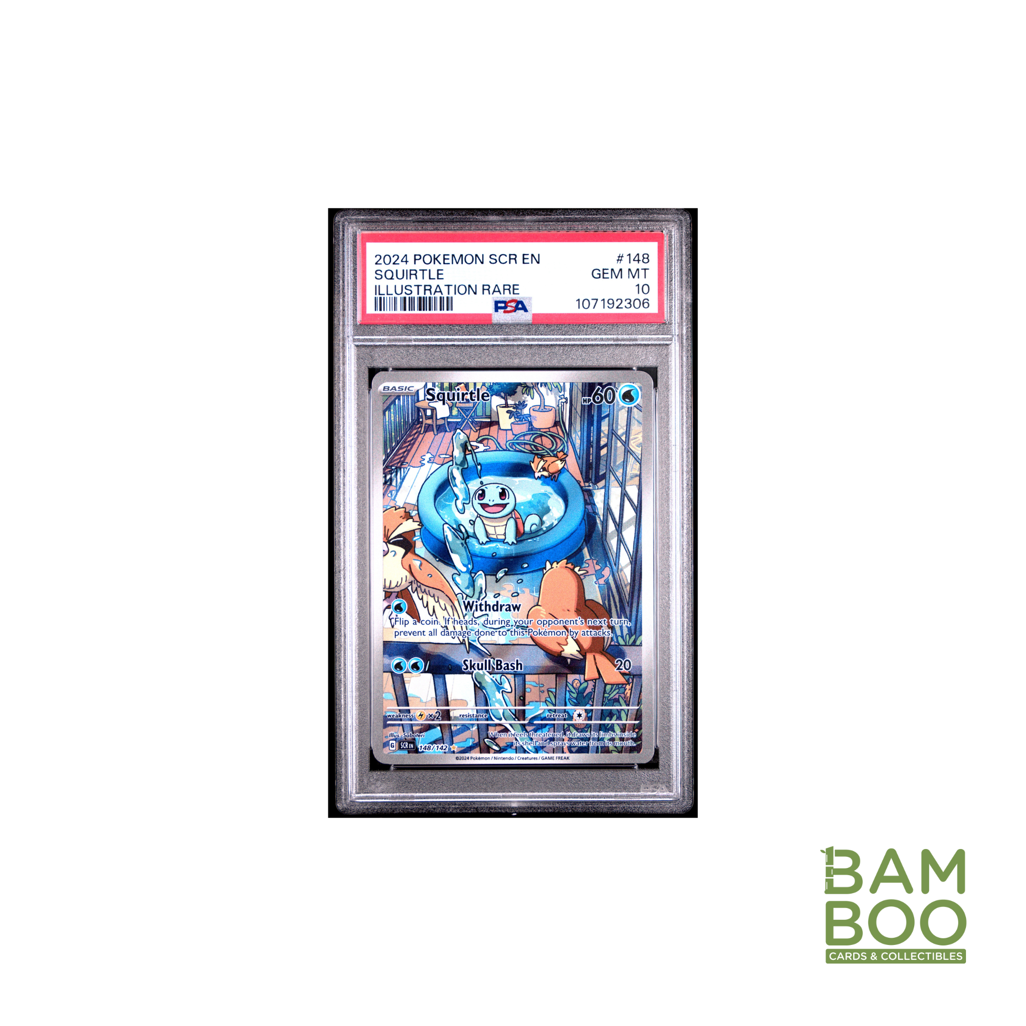 PSA 10 2024 #148 SQUIRTLE ILLUSTRATION RARE