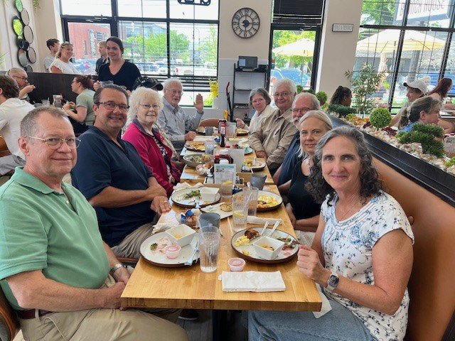 Lunching & snacking at the Plymouth Brunch House (Michigan).