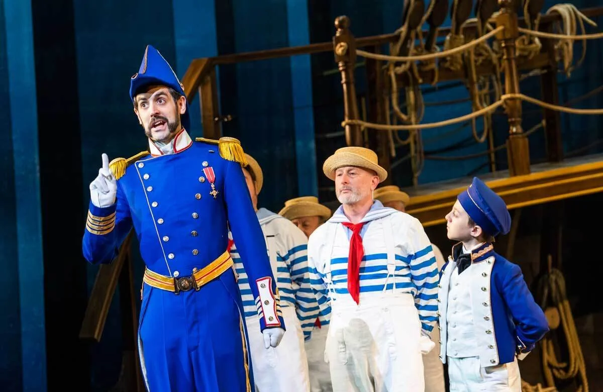 "As Captain Corcoran, John Savournin is luxury casting: crisp in diction, 
immaculate in timing and effortlessly witty without ever forcing the comedy."
Music OMH, HMS Pinafore ENO
