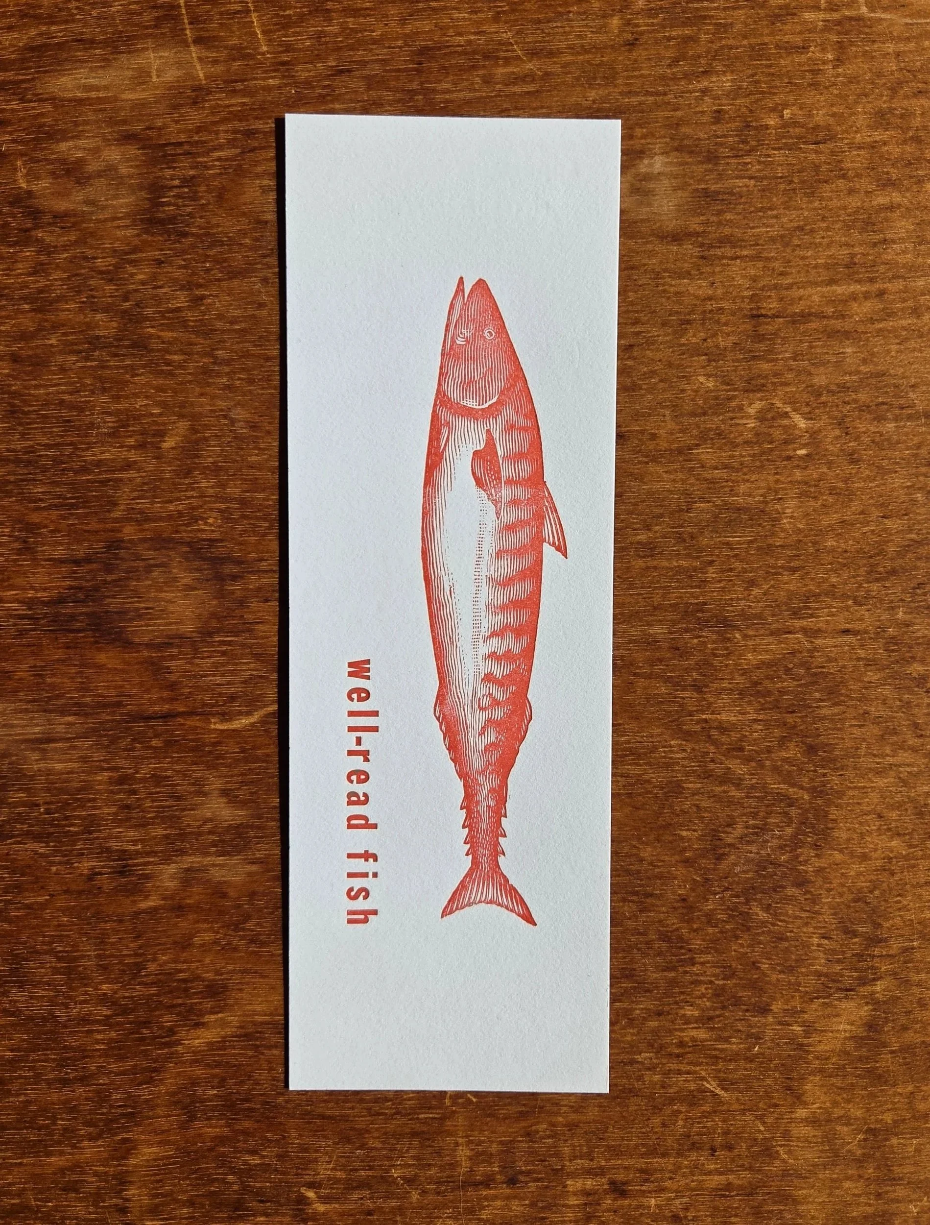 Well-Read Fish Bookmark