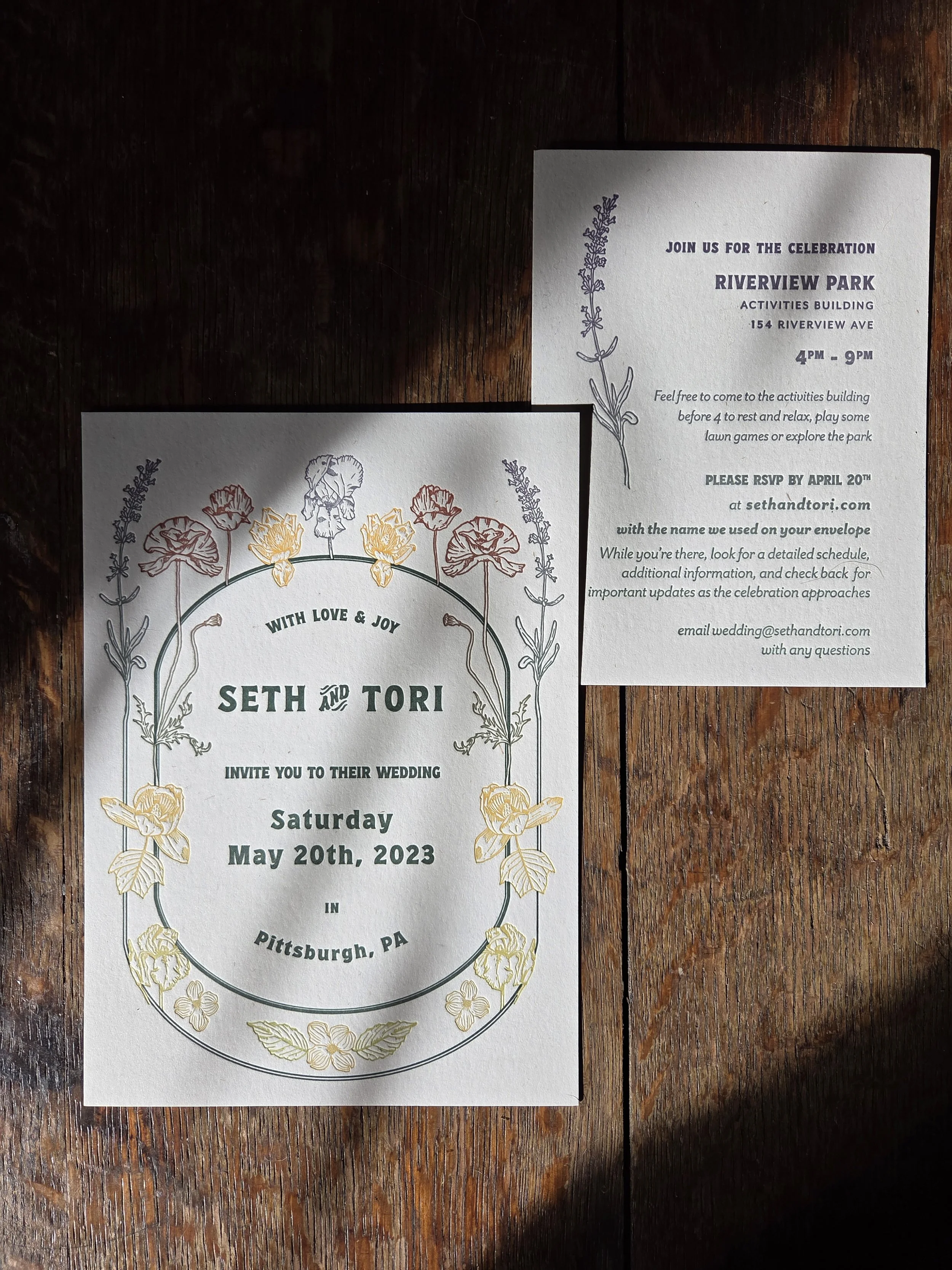 colorful wedding suite