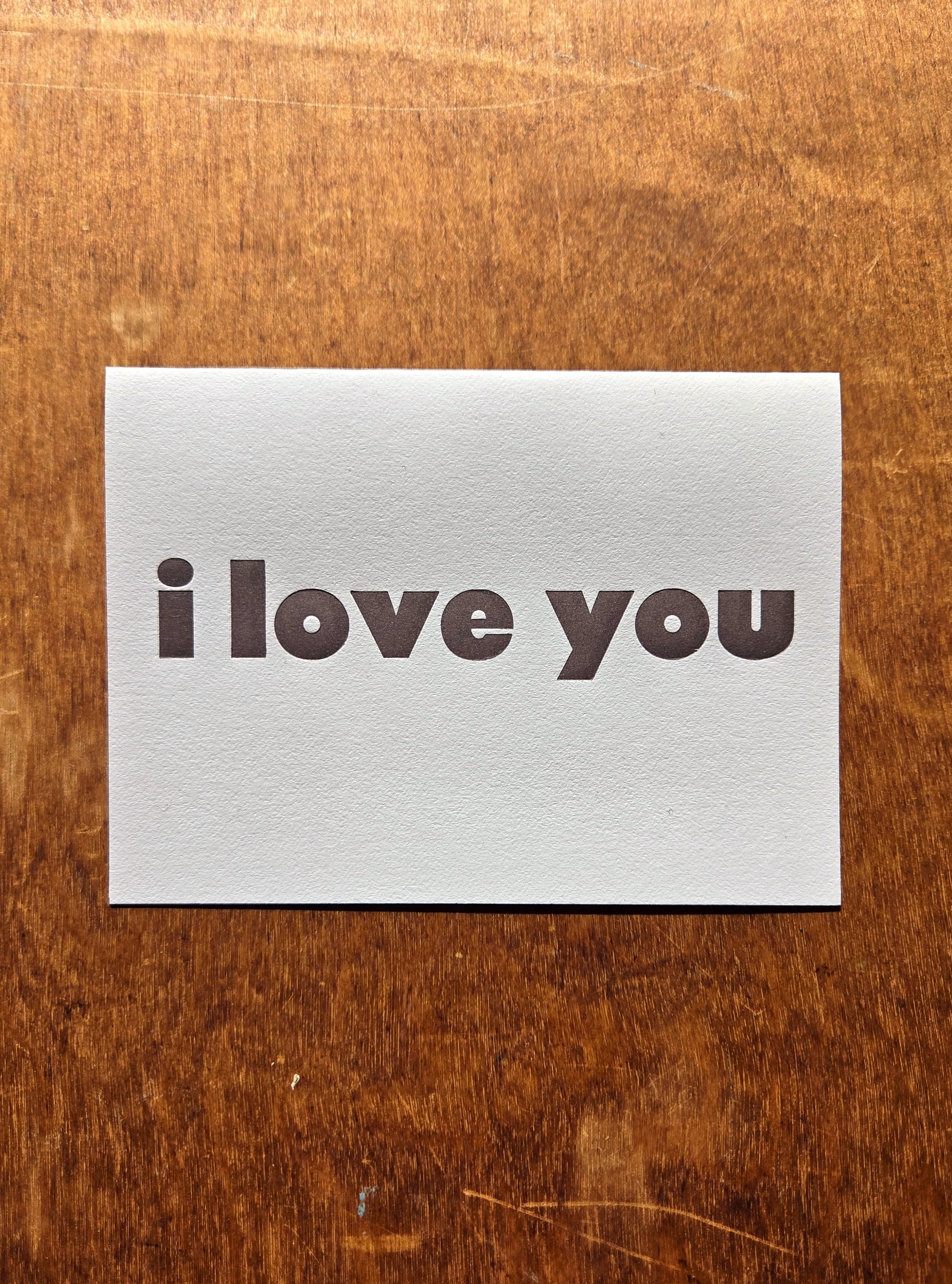 Love You Card