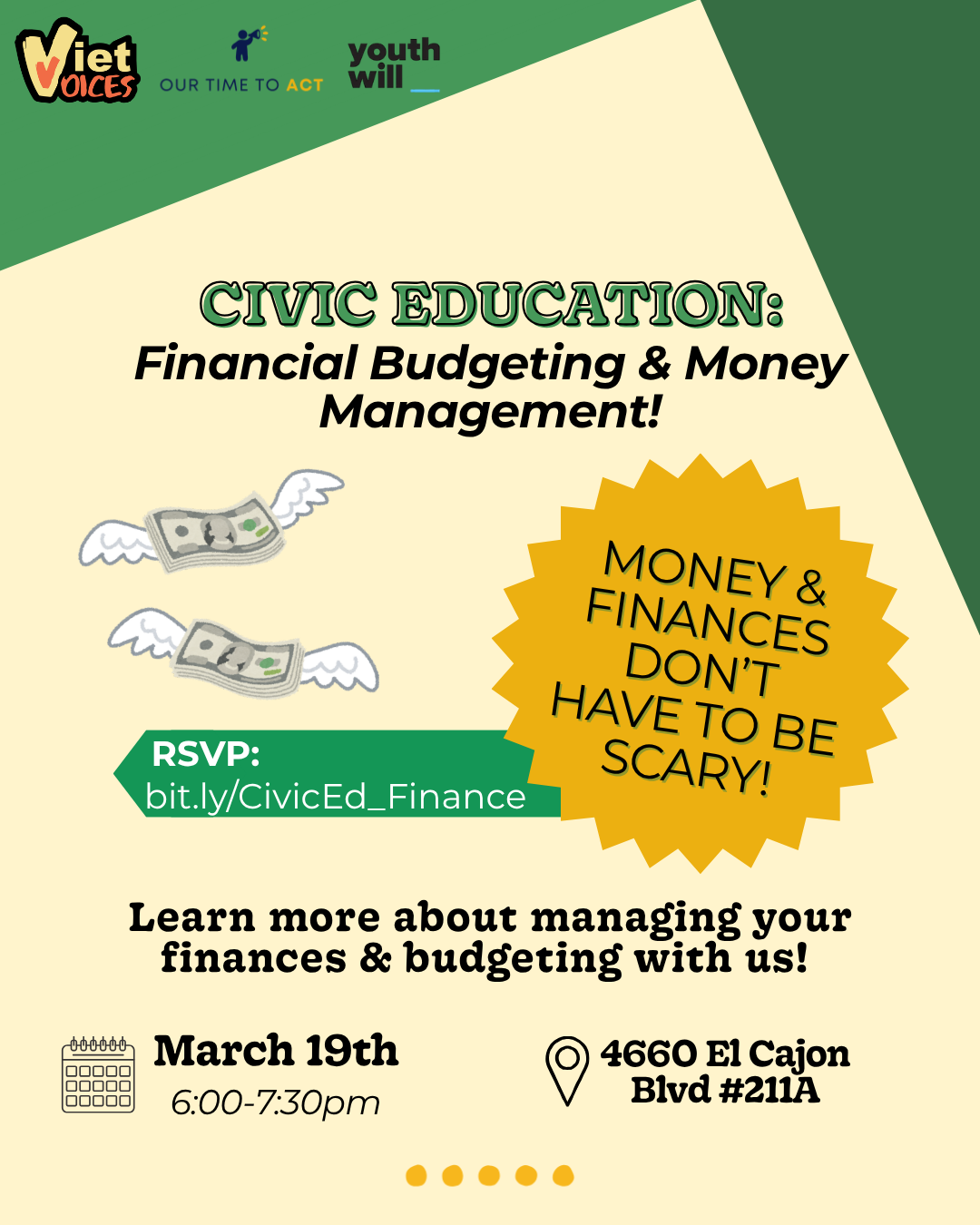 Financial budgeting and Money Management