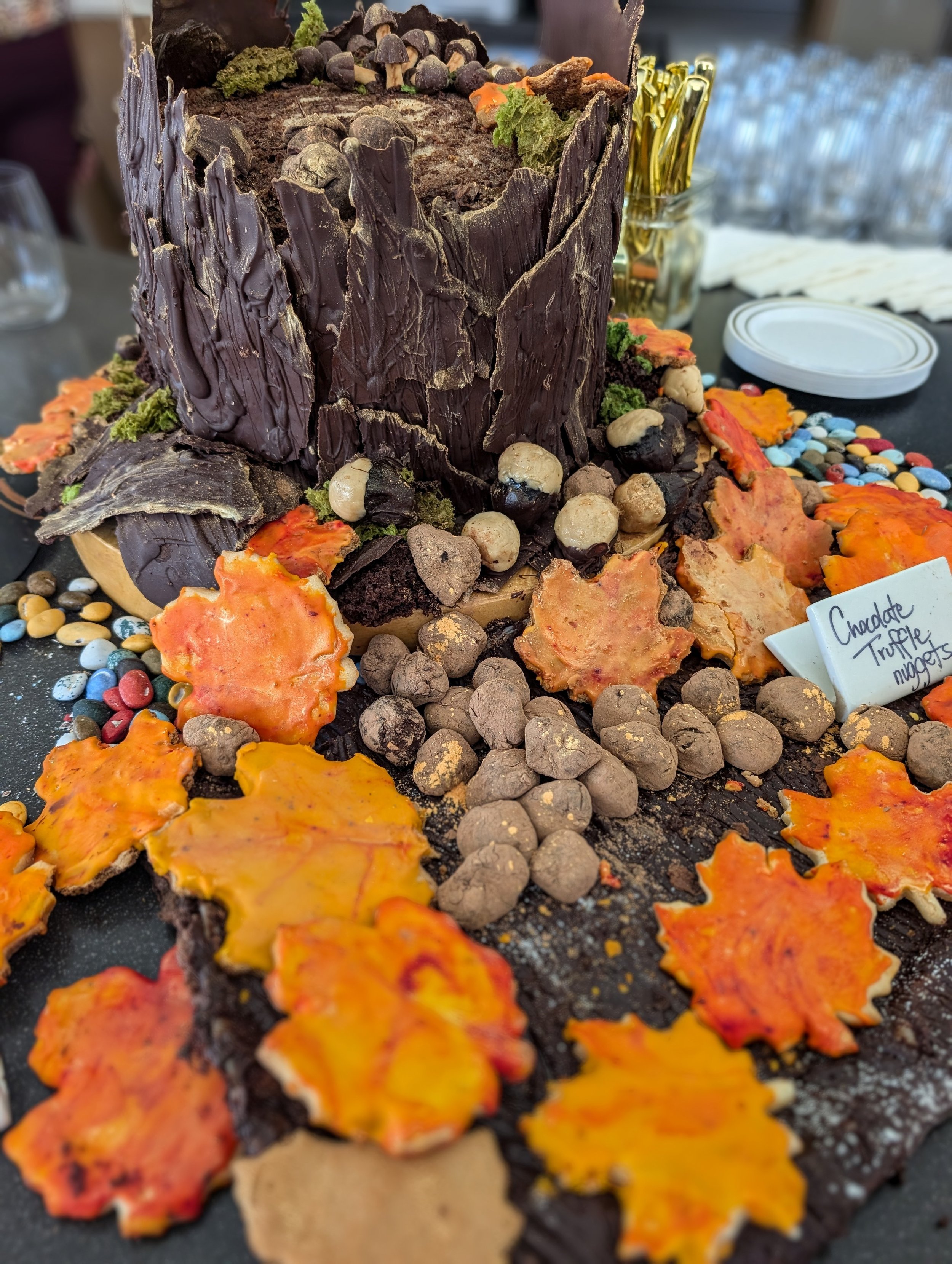 Chocolate "Tree Stump" cake