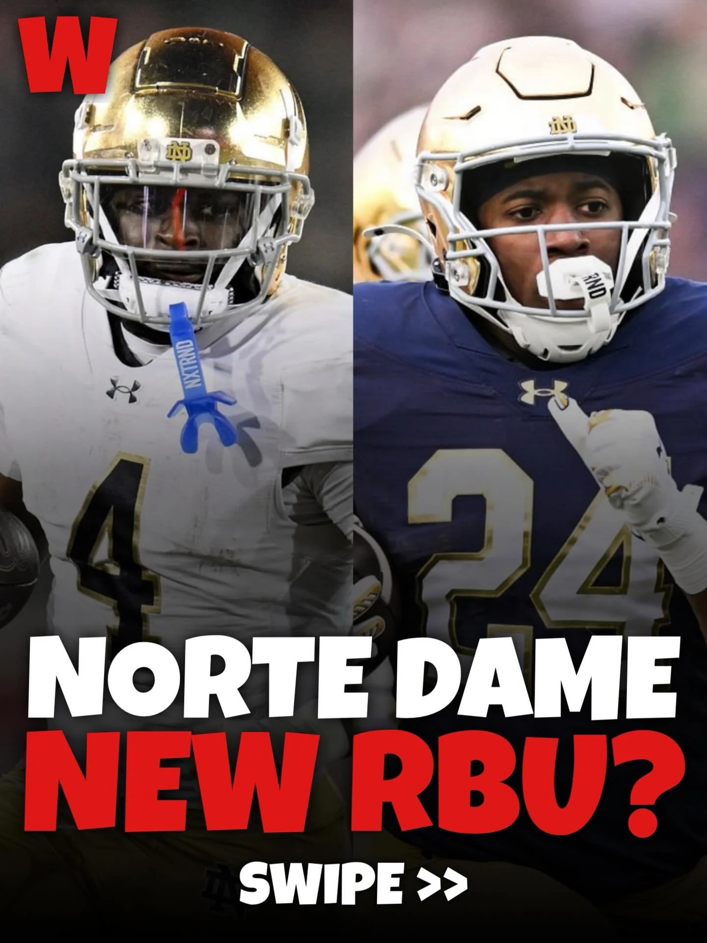 Notre Dame is quietly becoming a RB FACTORY over the last few years 👀

For the 2026 NFL season, it&rsquo;s likely the Irish will have 4 running backs either starting or having a key role in the offense&hellip;

Jadarian Price is especially being sle