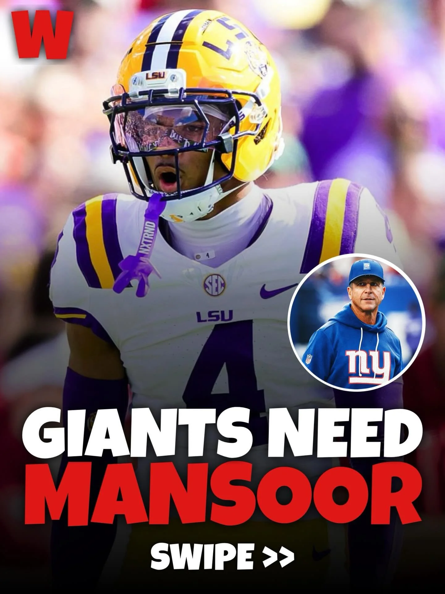 It appears like everyone is anticipating the Giants to select WR Carnell Tate with the 5th overall pick, however is that really what the Giants need?

Their secondary is very weak right now and it&rsquo;s hard to have confidence in the room approachi