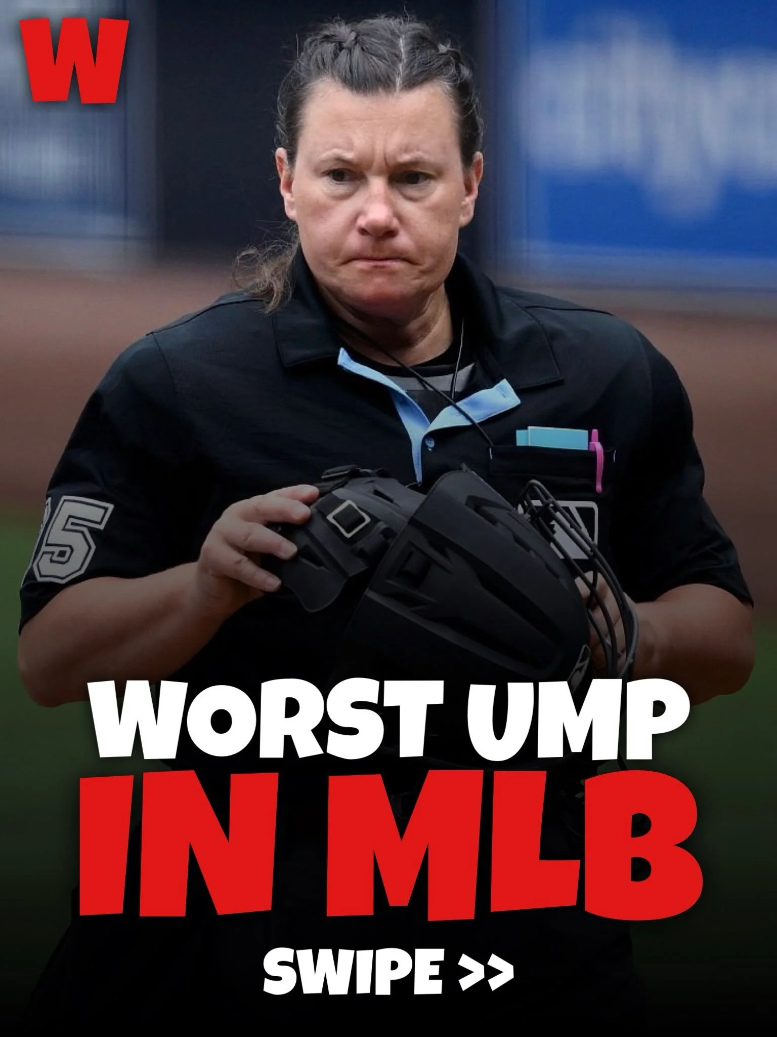 Jen Pawol has been a disaster this season behind the plate.

Angel Hernandez is widely discussed as one of the worst umpires in MLB history right, well Pawol has been statistically worse this year than Hernandez in his final seasons. She ranks 89th o