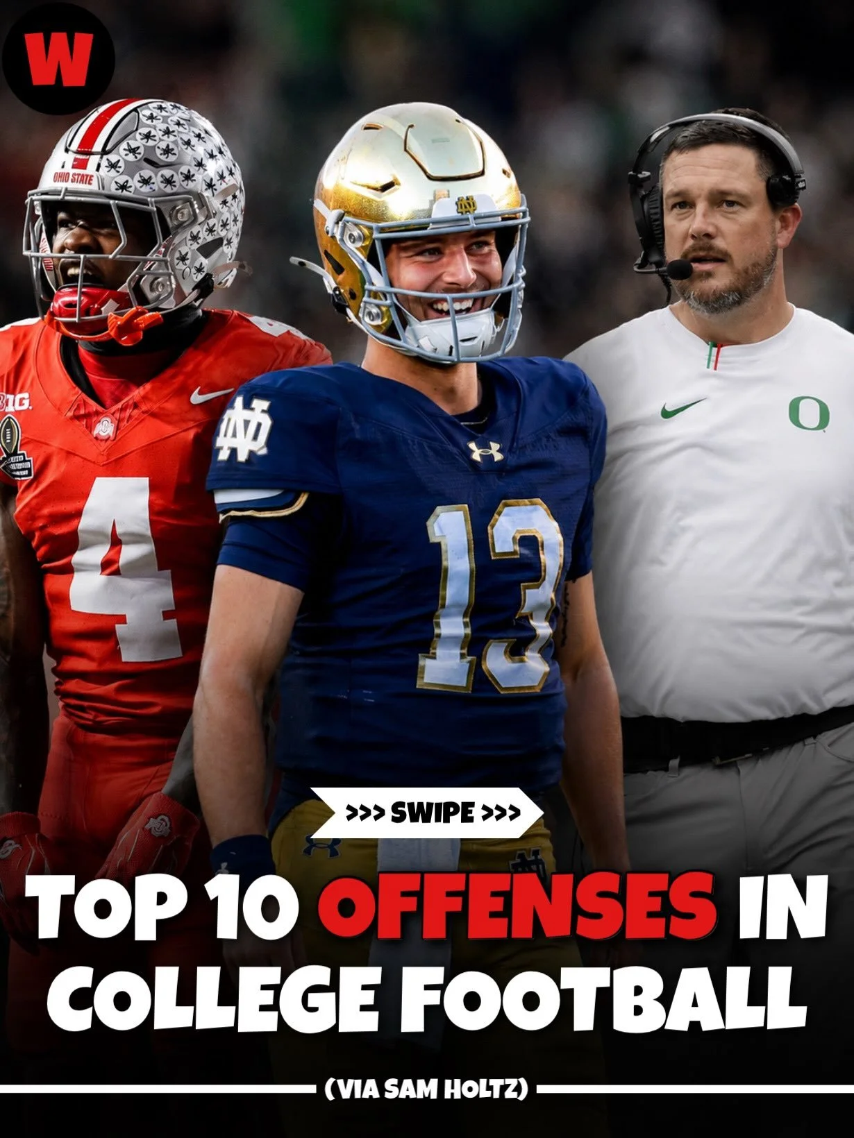The TOP 10 offenses in College Football entering the 2026 season 👀

Did @samh0ltz1 get this right?