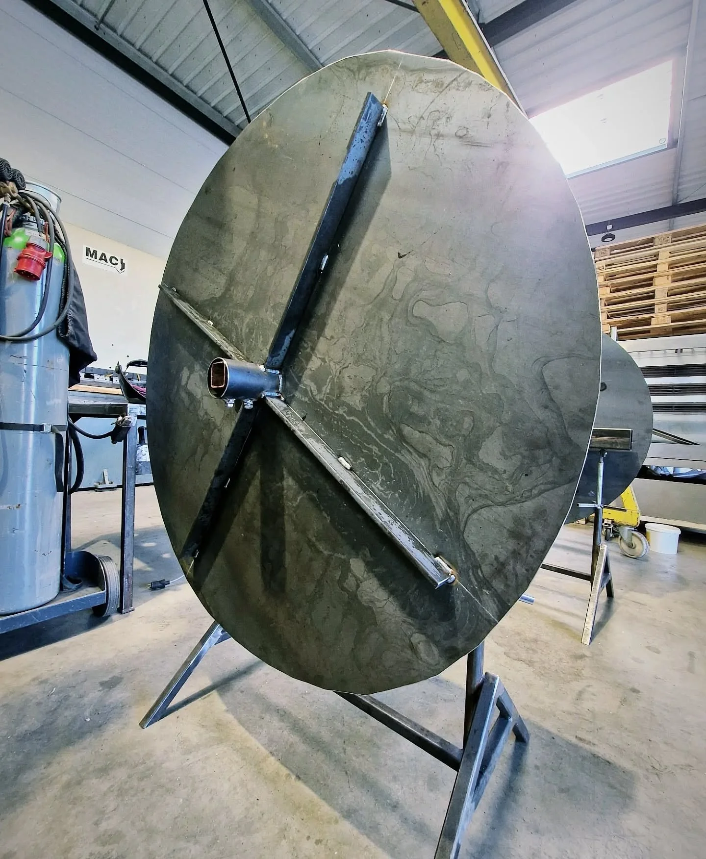 Flasque r&eacute;glable pour enrouleur. #teamchaudronnerie 🧑🏼&zwj;🏭🇨🇵