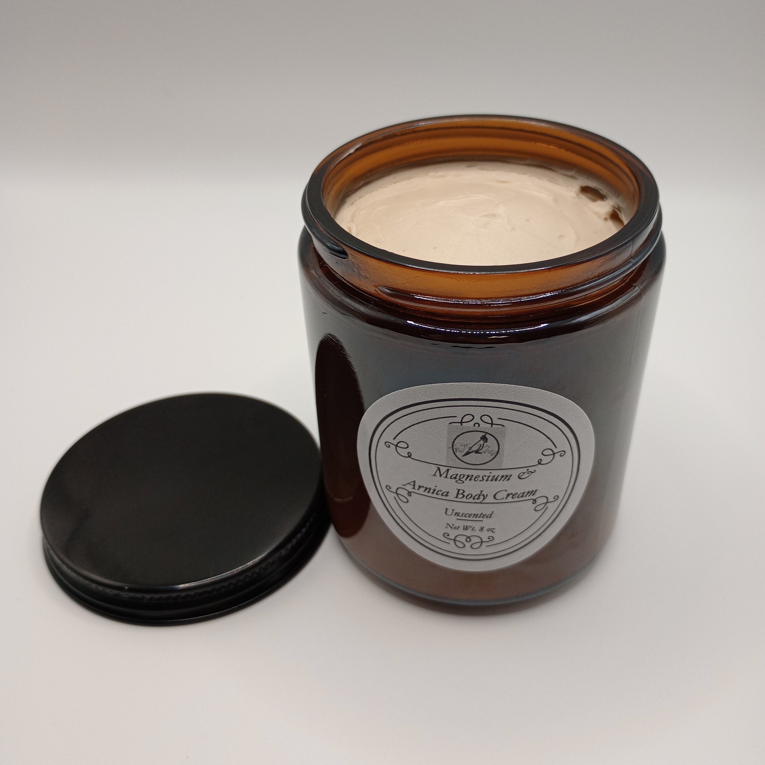 TnJ's Shop Magnesium & Arnica Body Cream 8oz Handmade in Virginia
