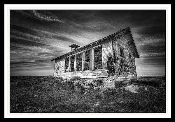 abandoned school house