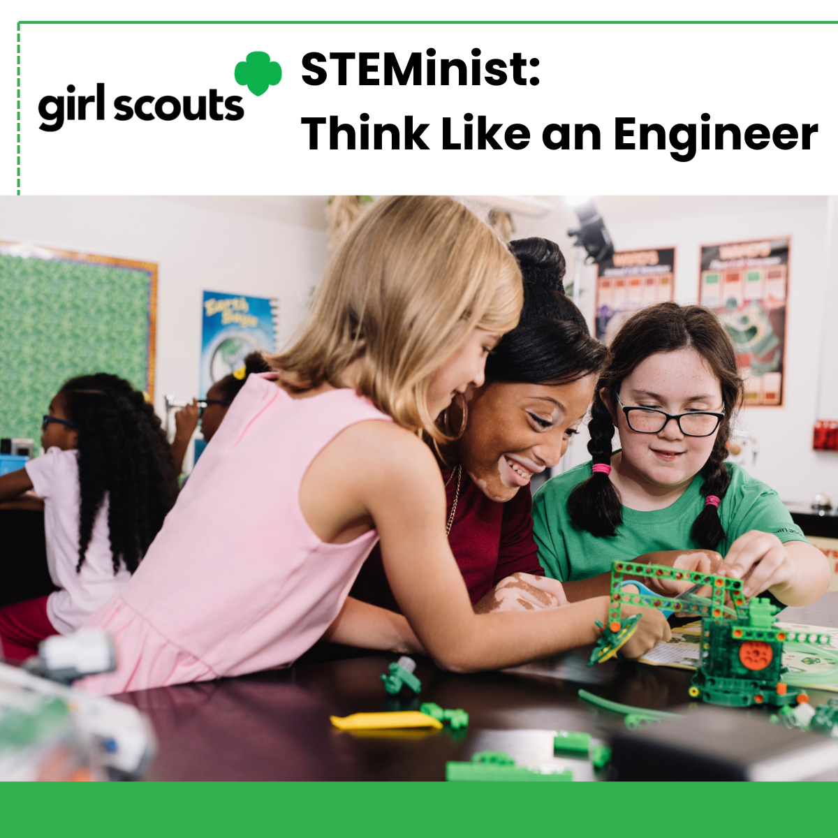 Volunteers Needed! | Girl Scouts STEMinist: Think Like an Engineer! | Sat, Nov 15th, 2025
