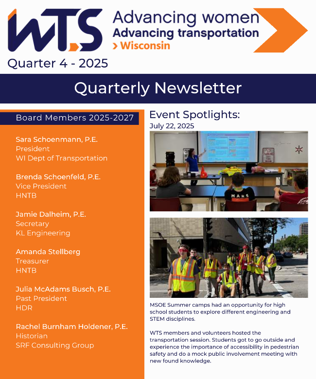 WTS WI Q4 Newsletter 2025!
