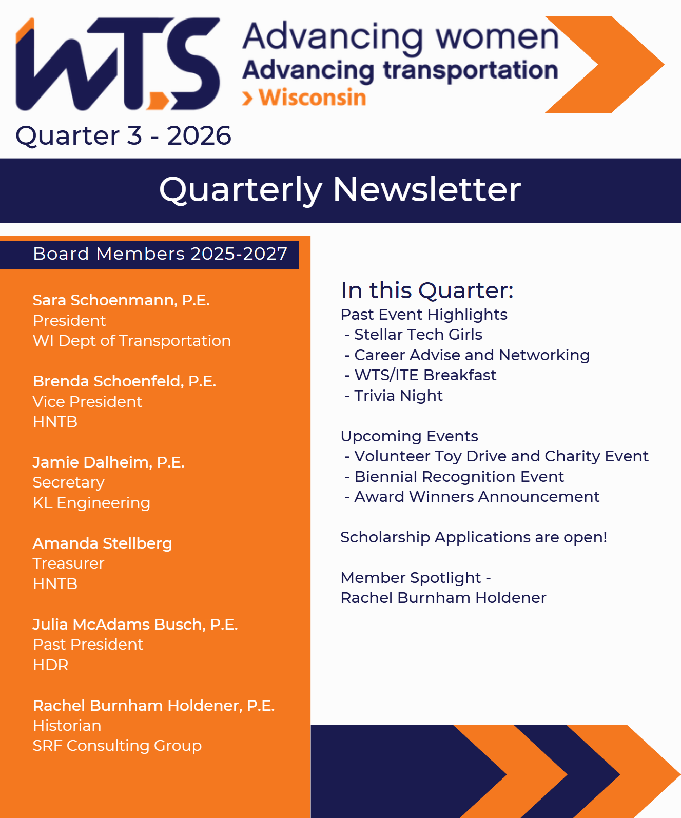 WTS WI Q3 Newsletter 2026!