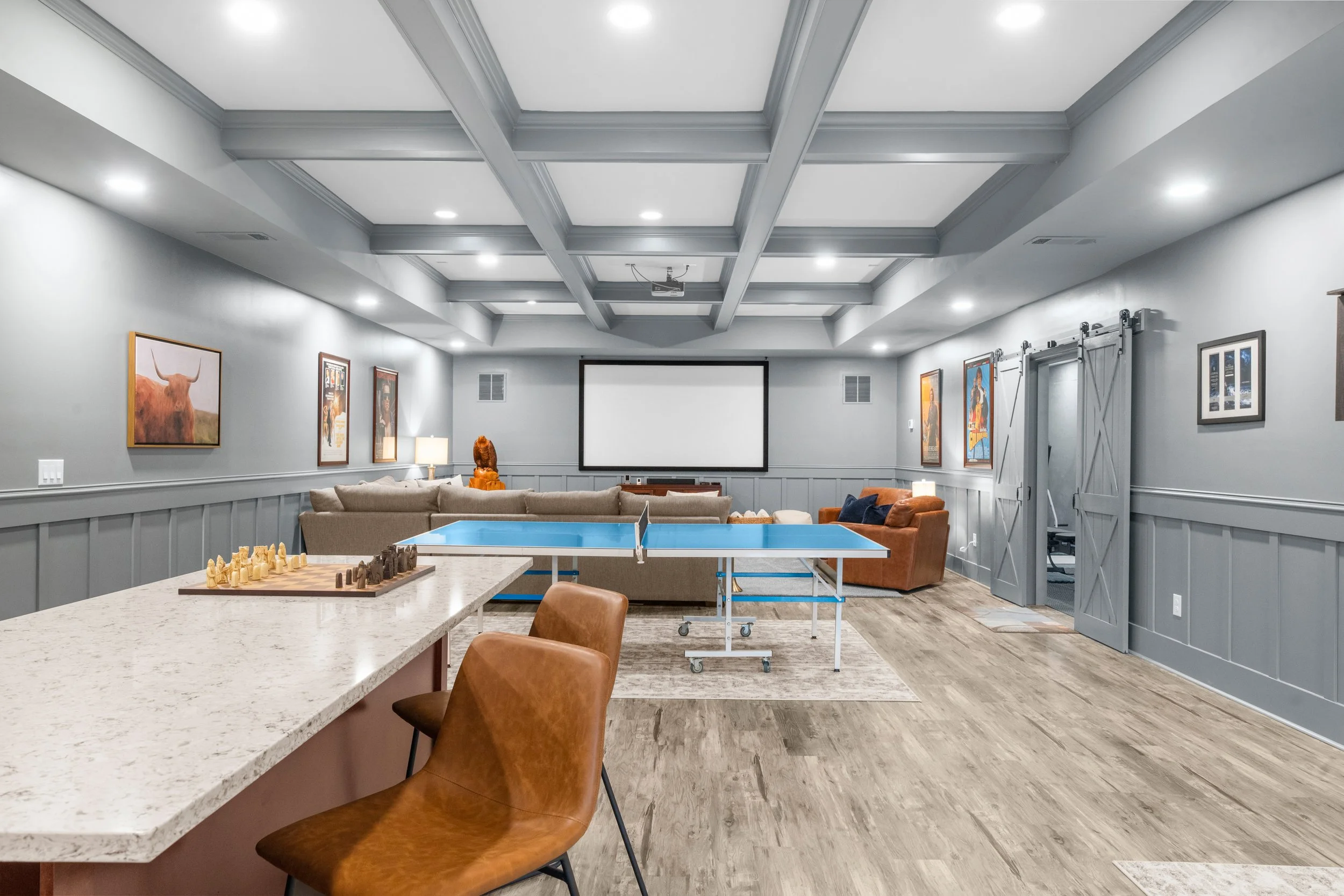 Basement remodeling in Alpharetta, GA