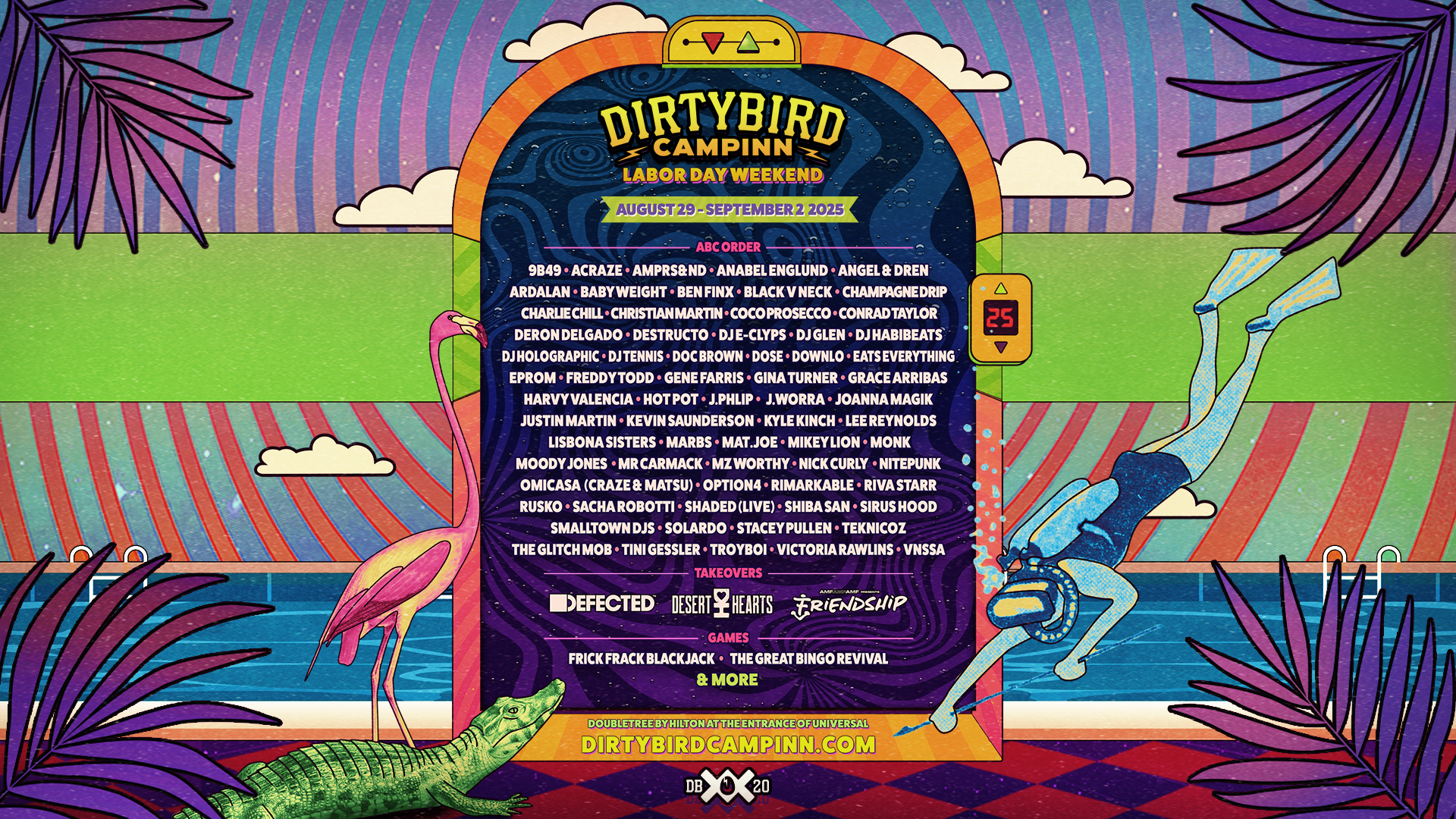 Dirtybird Campout West Coast official lineup