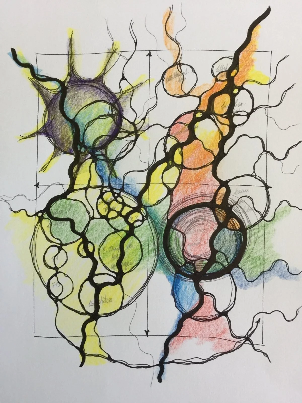 NeuroGraphisches Gemälde