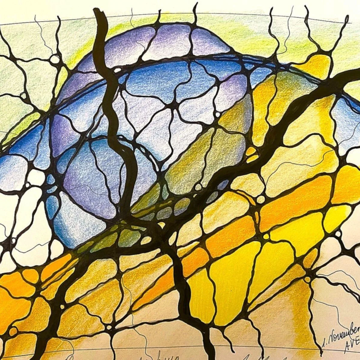 NeuroGraphisches Gemälde