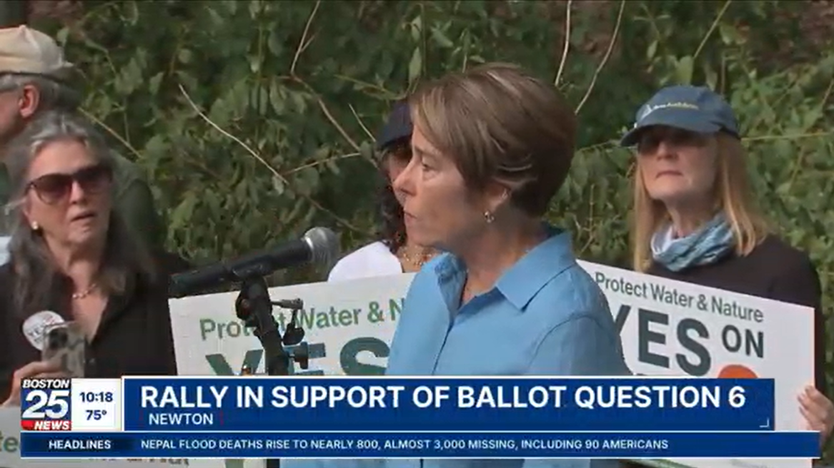 Boston 25 News: Rally in Support of Ballot Question 6