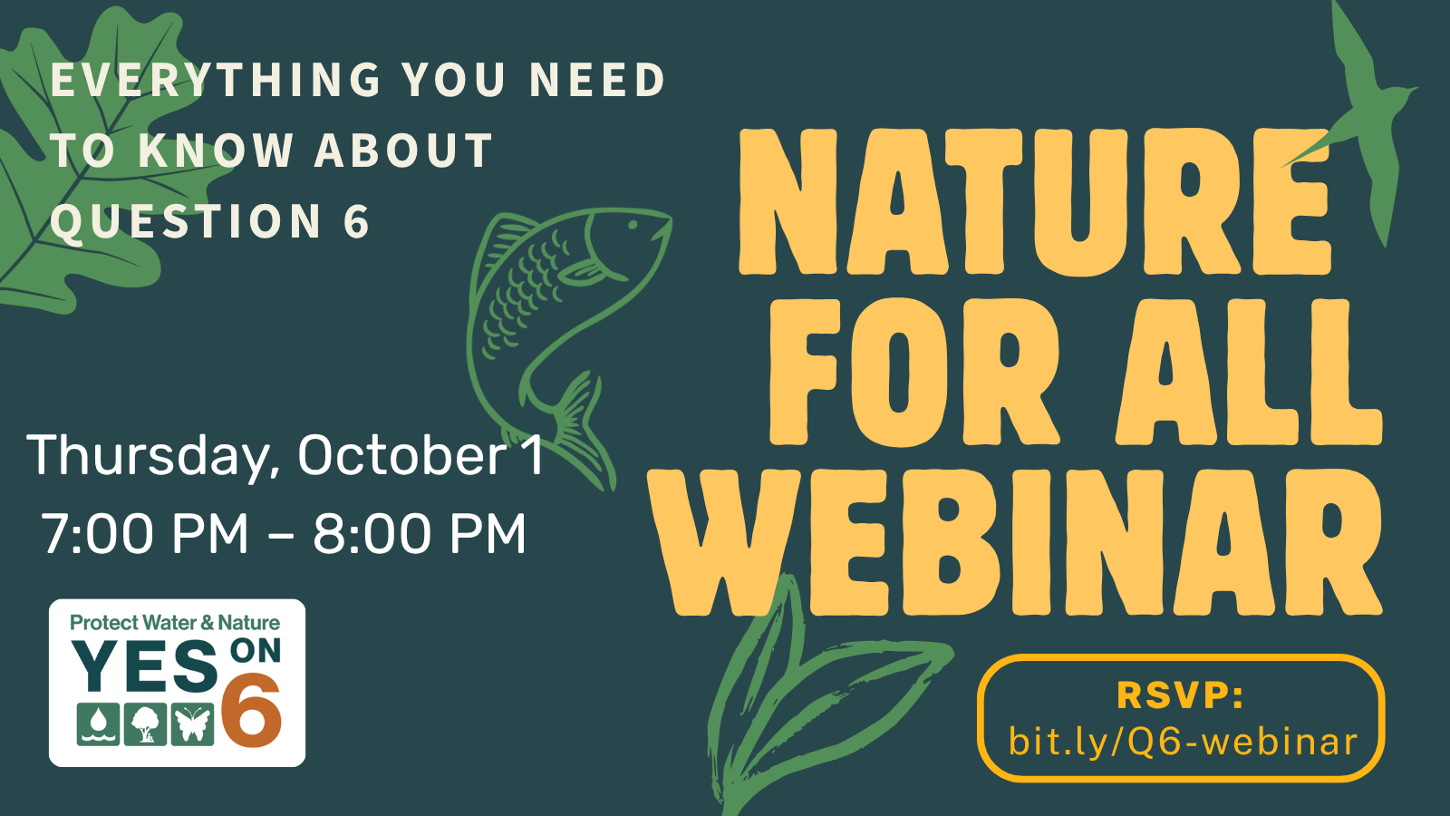 Nature For All Webinar: Everything You Need to Know About Question 6 