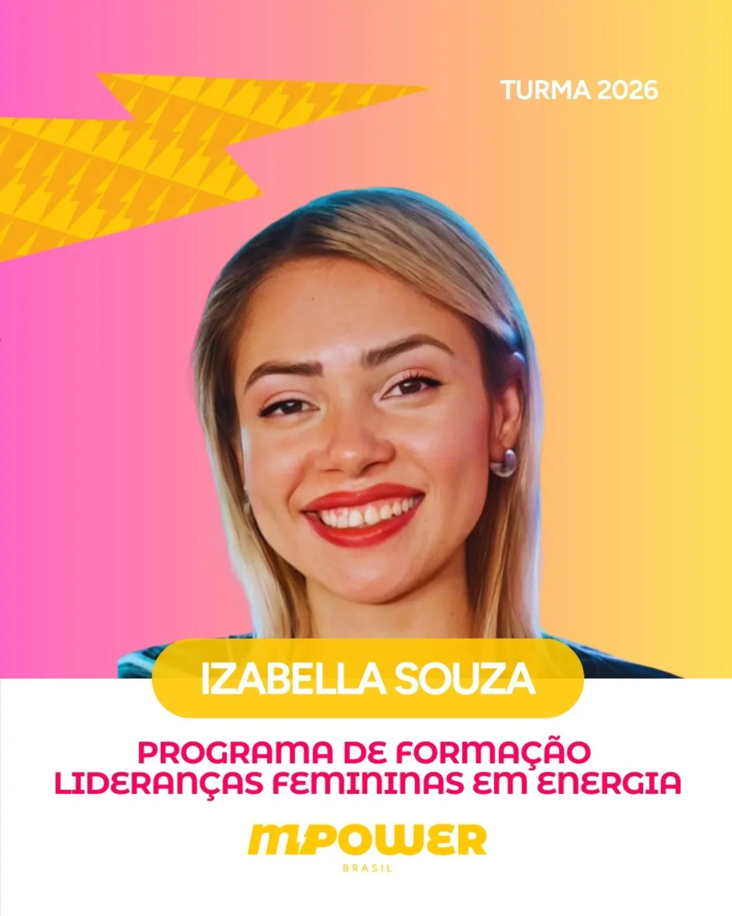 Muito prazer, Izabella Soares de Souza!

Uma das representantes do Nordeste, @izabellasouza2.1 &eacute; doutora em Engenharia Nuclear, com forma&ccedil;&atilde;o em F&iacute;sica e Radiologia, e atua&ccedil;&atilde;o interdisciplinar nas &aacute;reas