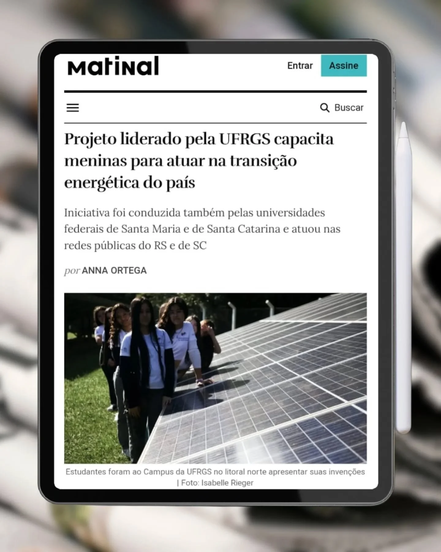 J&aacute; ouviu falar do projeto "@energizandoaequidade: Meninas e Mulheres Impulsionando a Transi&ccedil;&atilde;o Energ&eacute;tica"? Iniciativa, liderada pela Universidade Federal do Rio Grande so Sul e financiada pelo @cnpq_oficial, une