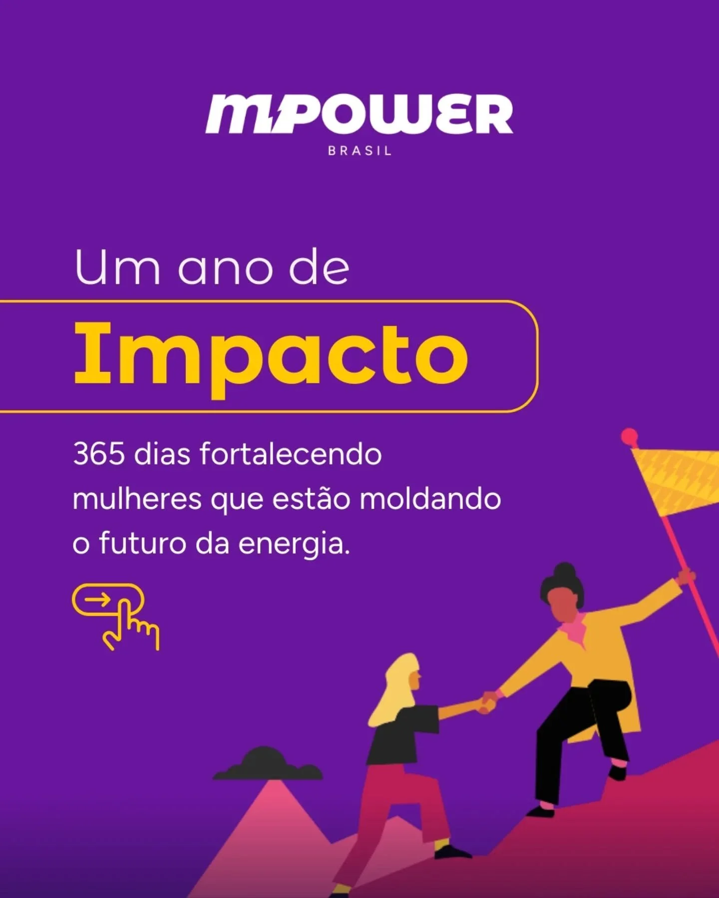&Eacute; com muita alegria que celebramos 1 ano de MPower Brasil! 🎉

Ao longo desse primeiro ano, constru&iacute;mos pontes, fortalecemos lideran&ccedil;as e ampliamos di&aacute;logos sobre diversidade, energia e transi&ccedil;&atilde;o energ&eacute