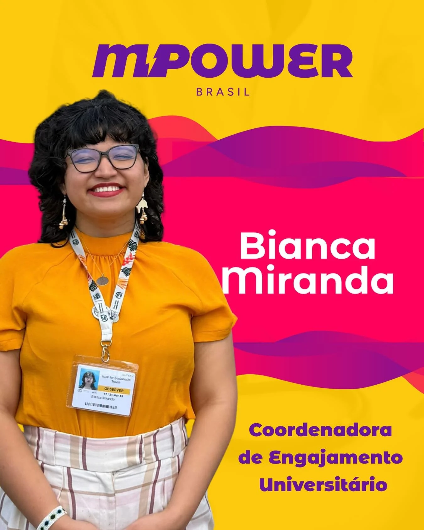 ⚡️Bianca Miranda se junta &agrave; Mpower Brasil, contribuindo para fortalecer iniciativas voltadas &agrave; transi&ccedil;&atilde;o energ&eacute;tica justa, &agrave; justi&ccedil;a clim&aacute;tica e &agrave; promo&ccedil;&atilde;o dos direitos huma