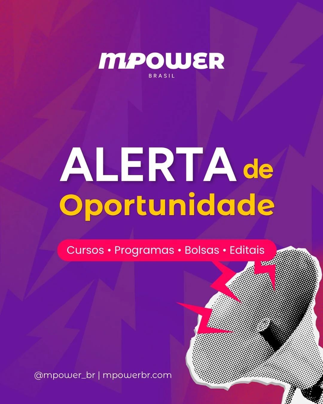 🚨Alerta de oportunidades fresquinhas! 🚨

Sele&ccedil;&atilde;o de iniciativas para mulheres interessadas em energia, clima e lideran&ccedil;a. 

Acesse o link da bio para mais informa&ccedil;&otilde;es.

Vamos juntas! 💜⚡️