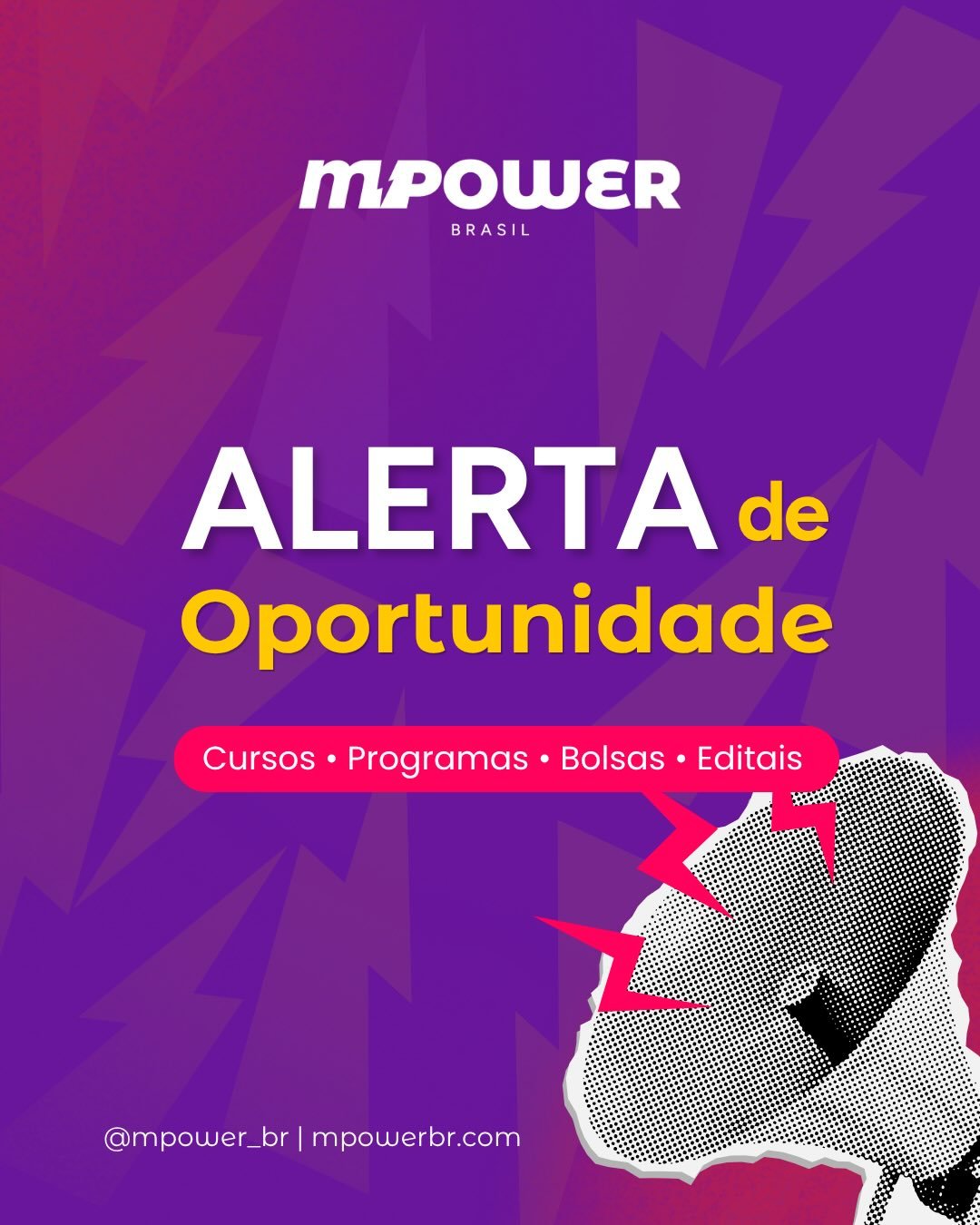 🚨 Chegou nova leva de oportunidades! 🚨

Reunimos editais, bolsas e programas para quem quer crescer em energia, clima, ci&ecirc;ncia e lideran&ccedil;a, com op&ccedil;&otilde;es que v&atilde;o de doutorado no exterior a iniciativas comunit&aacute;r