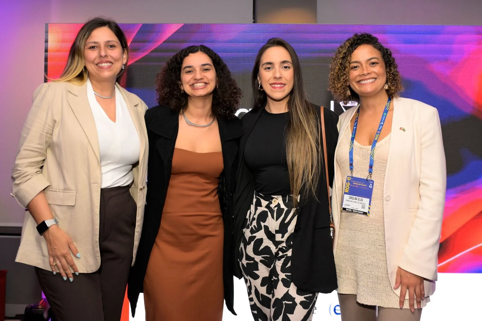 Natalia Figeuiredo, Pamela Costa, Ana Carolina e Carolina Silva da Mpower Brasil no Sim Elas Existem 2026
