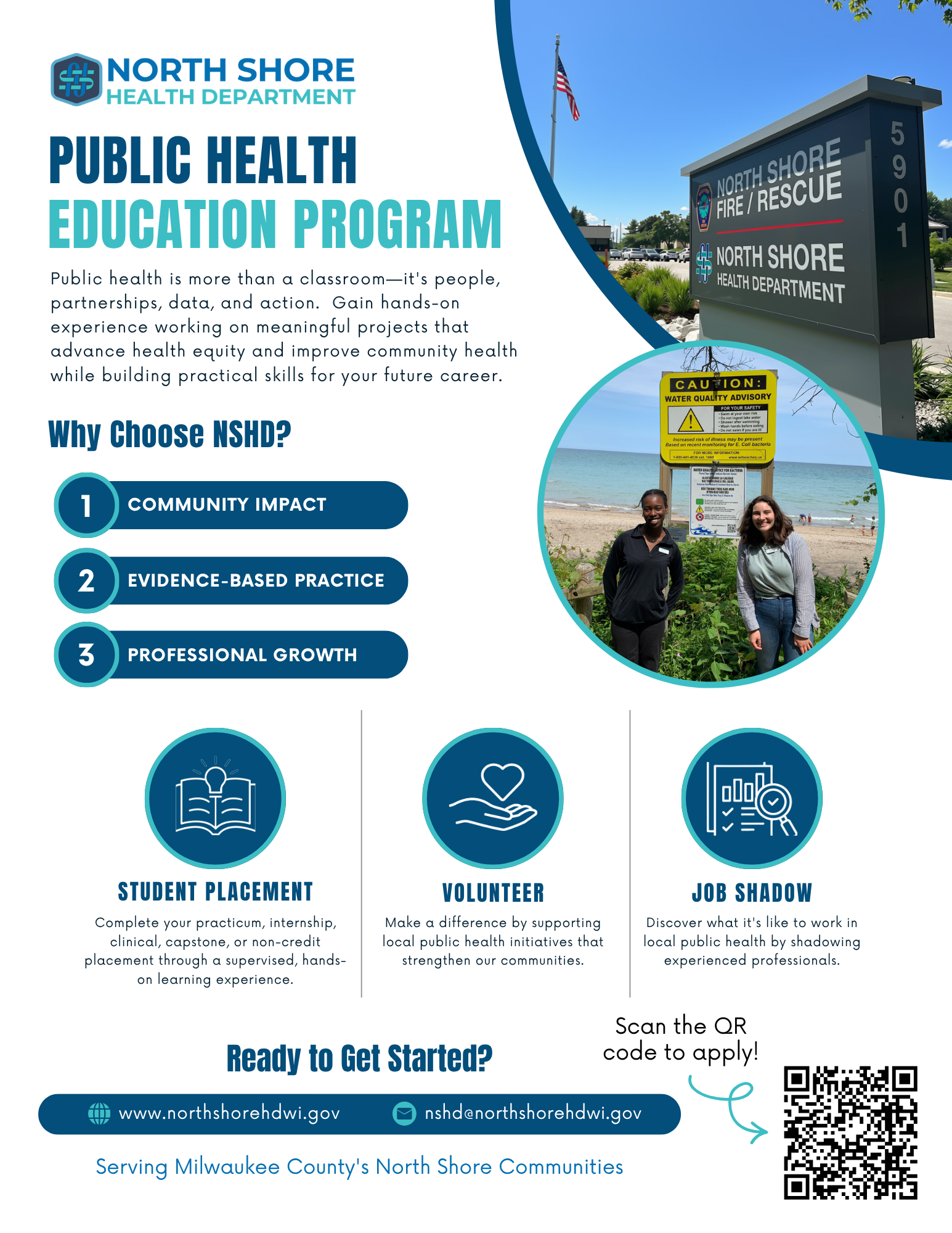 Our Spring 2027 applications for our Public Health Education programs are now open!