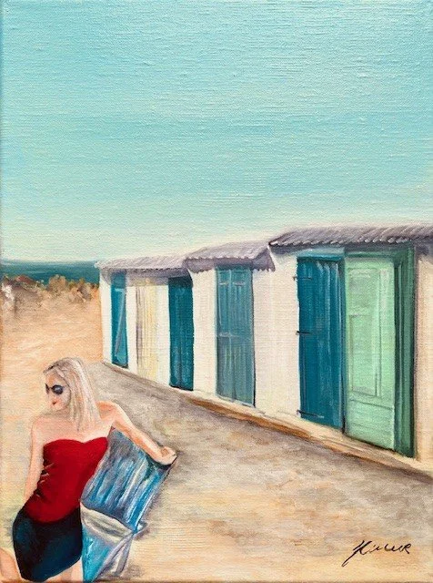 La blonde, 30x40