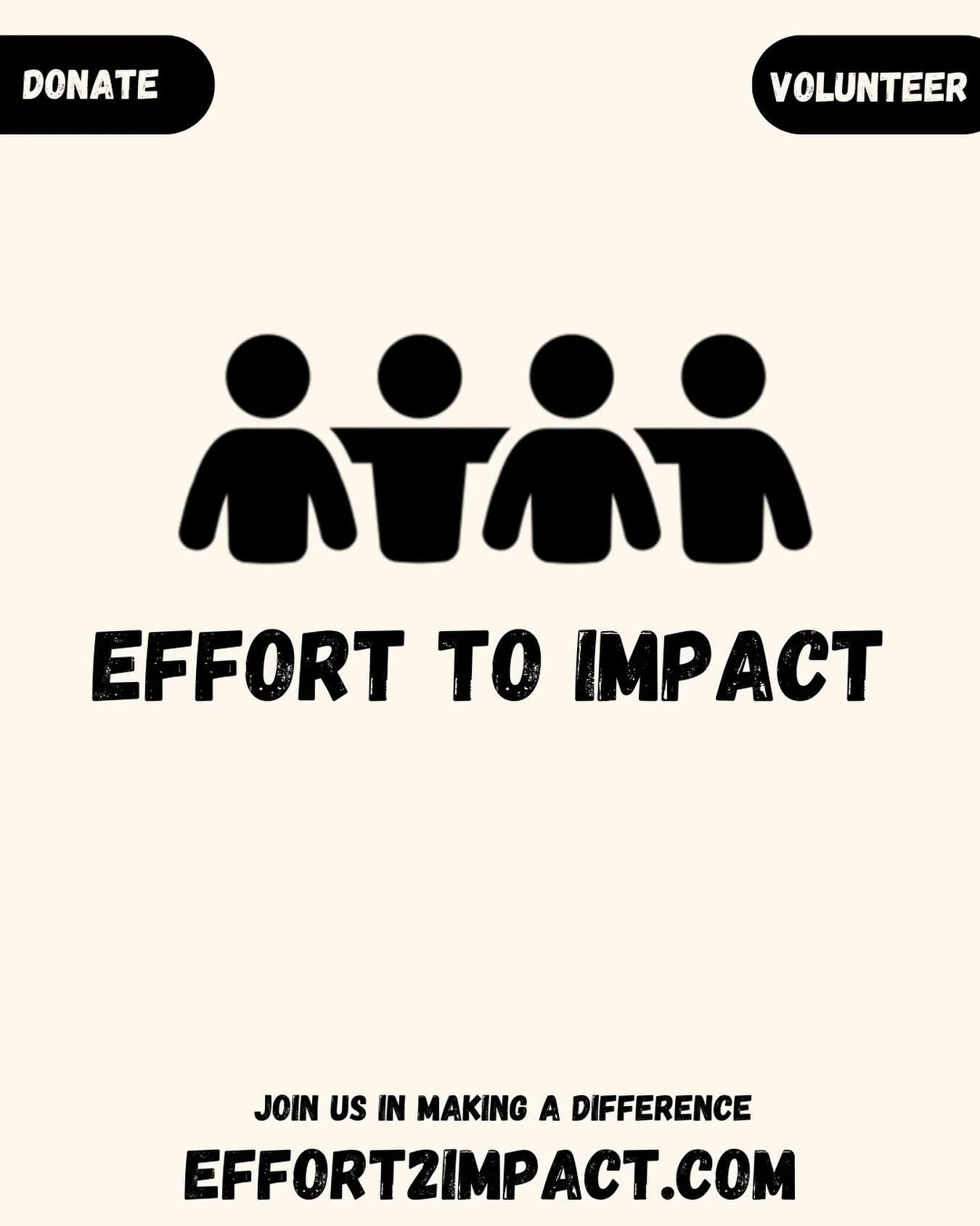 We&rsquo;re Effort to Impact, a new nonprofit dedicated to supporting communities and making a real difference. From disaster relief to community upliftment, we believe every effort counts. Follow our journey as we turn action into impact. #EffortToI
