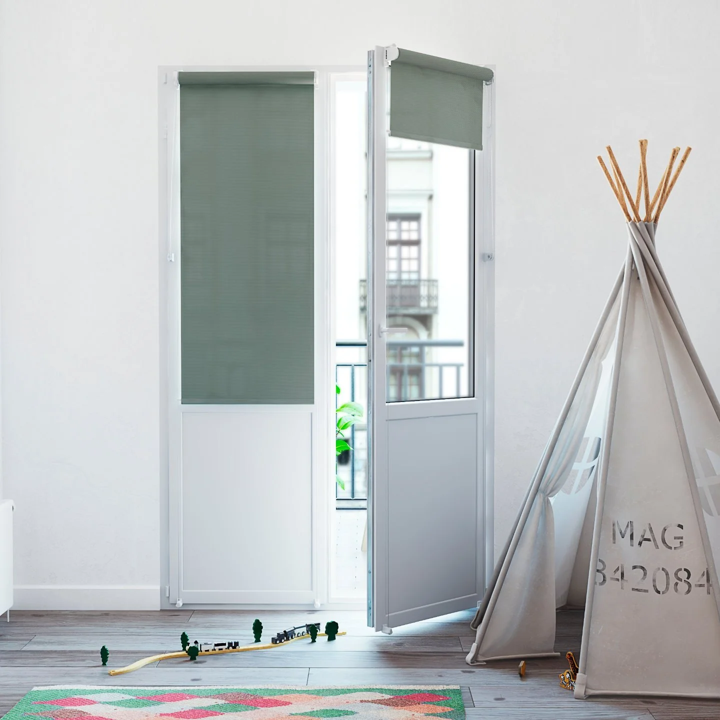 Smart fit blinds solution for office and residential interiors.