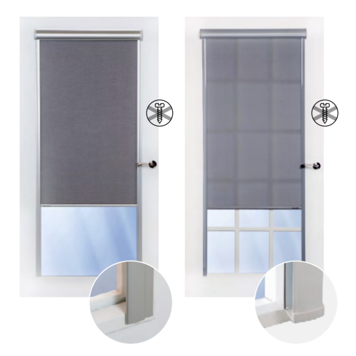 Bandalux easy to install system, premium light control for open plan office.