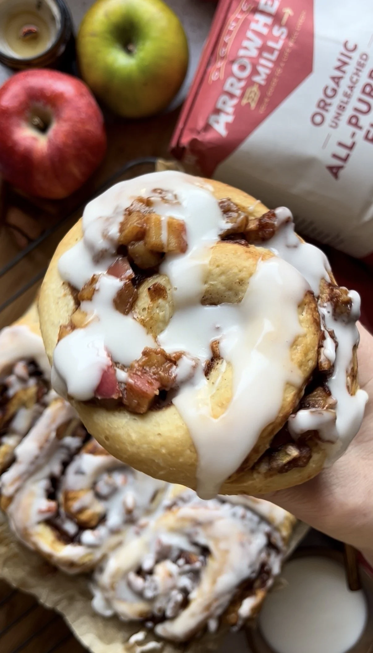 Apple Pie Cinnamon Rolls