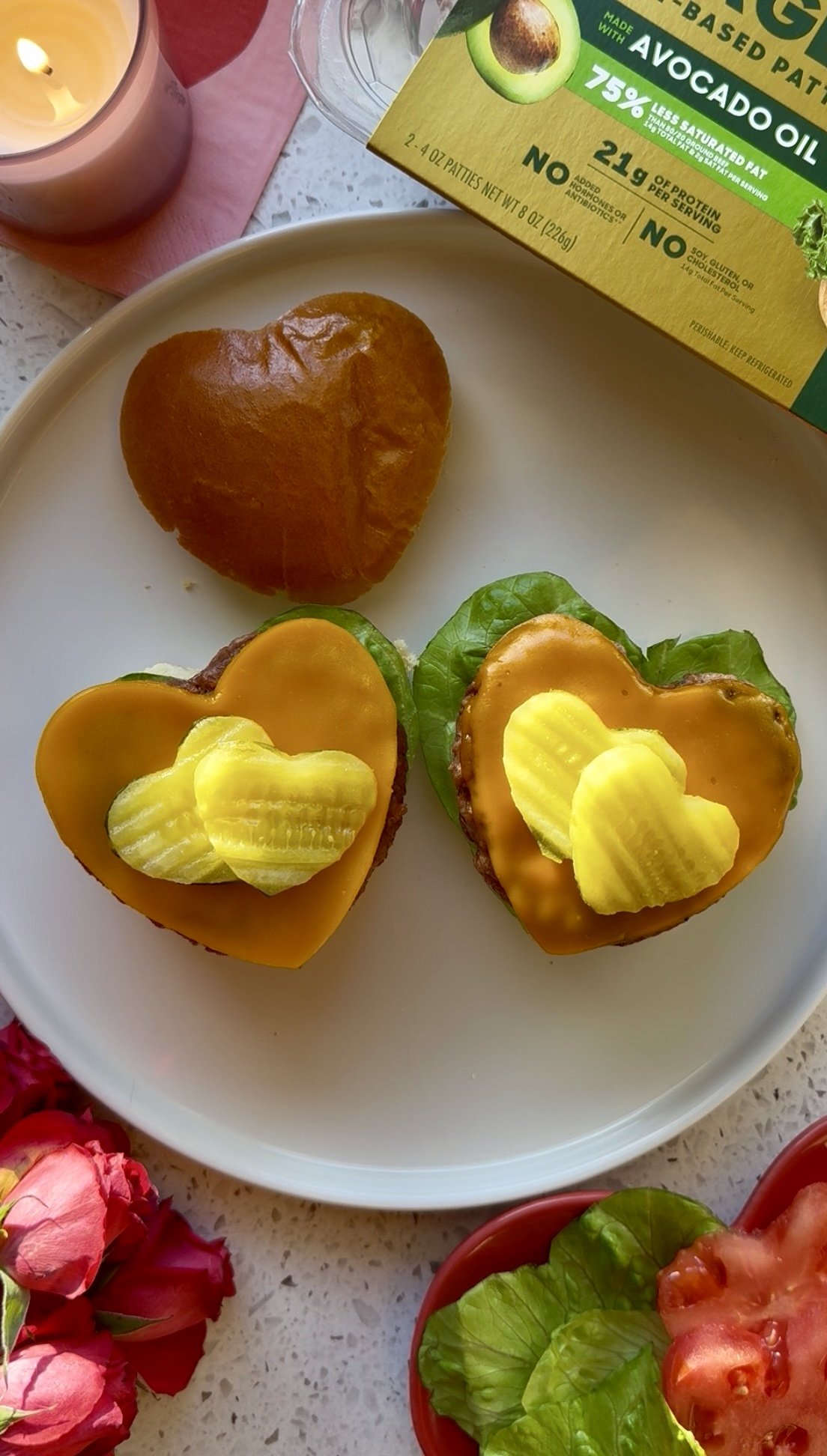 Heart Shaped Beyond Burger