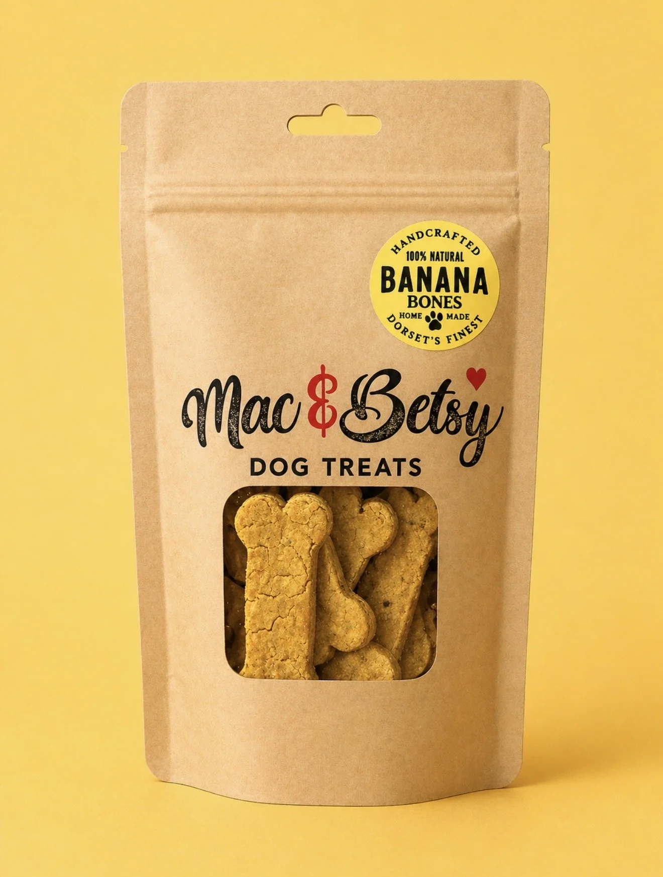 BANANA BONES (Dog Treats)