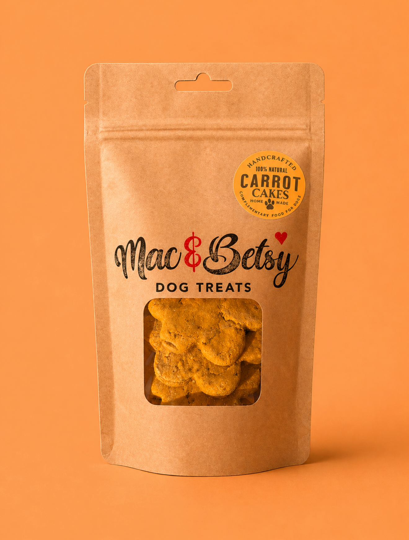 CARROT CAKES (Dog Treats)