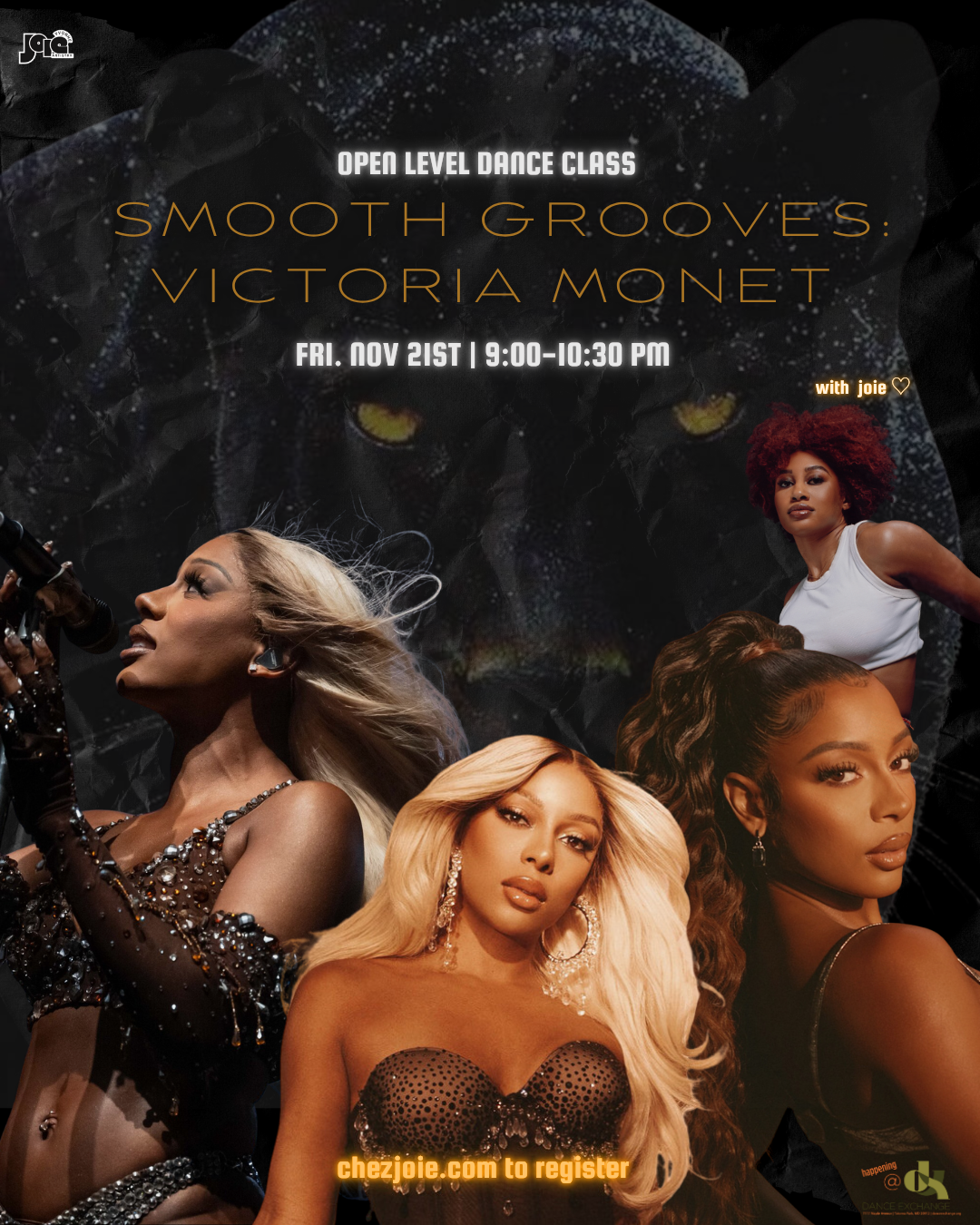 SMOOTH GROOVES w Joie ✮VICTORIA MONET✮ open level dance class