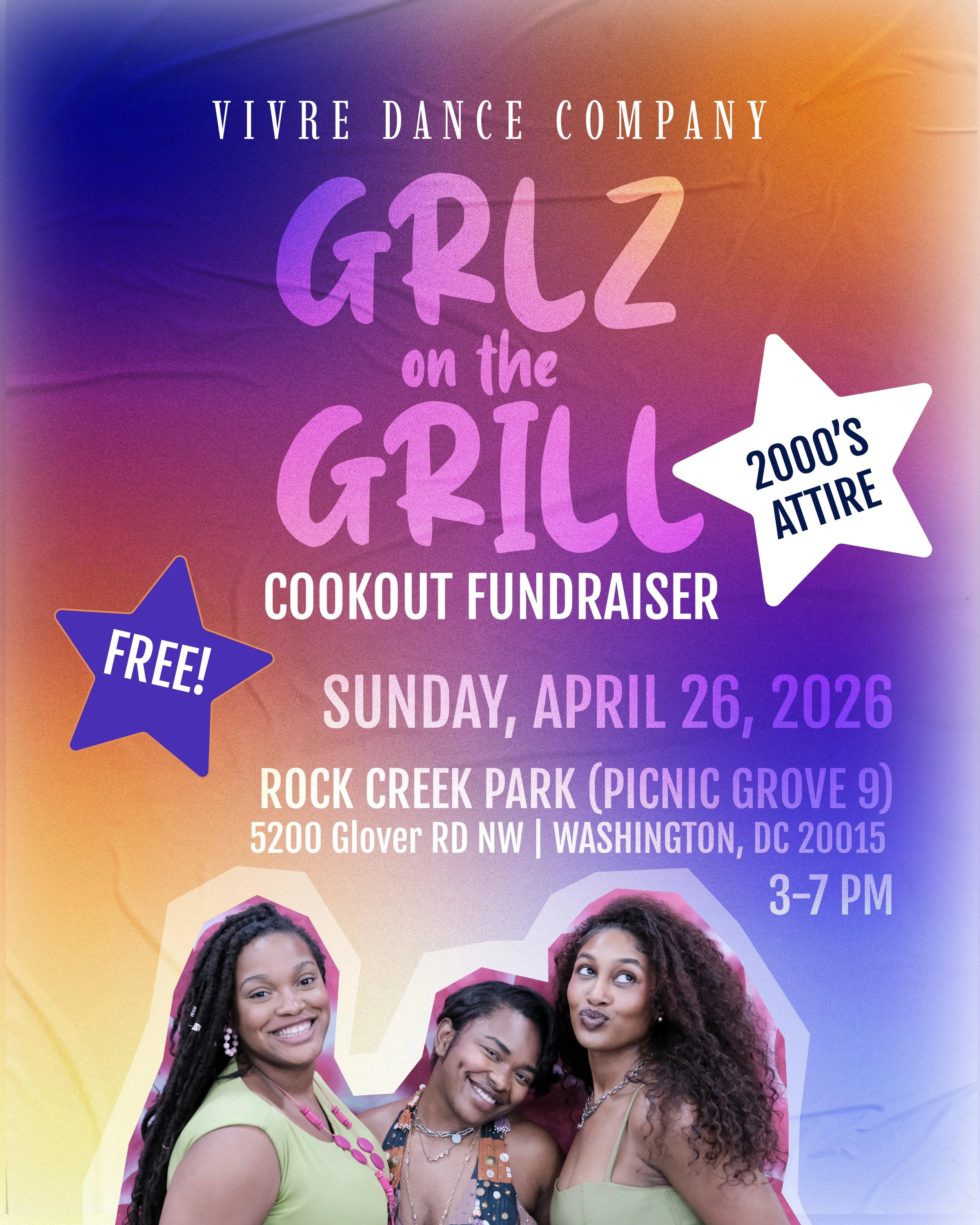 ☆ GRLZ on the GRILL ☆ cookout fundraiser
