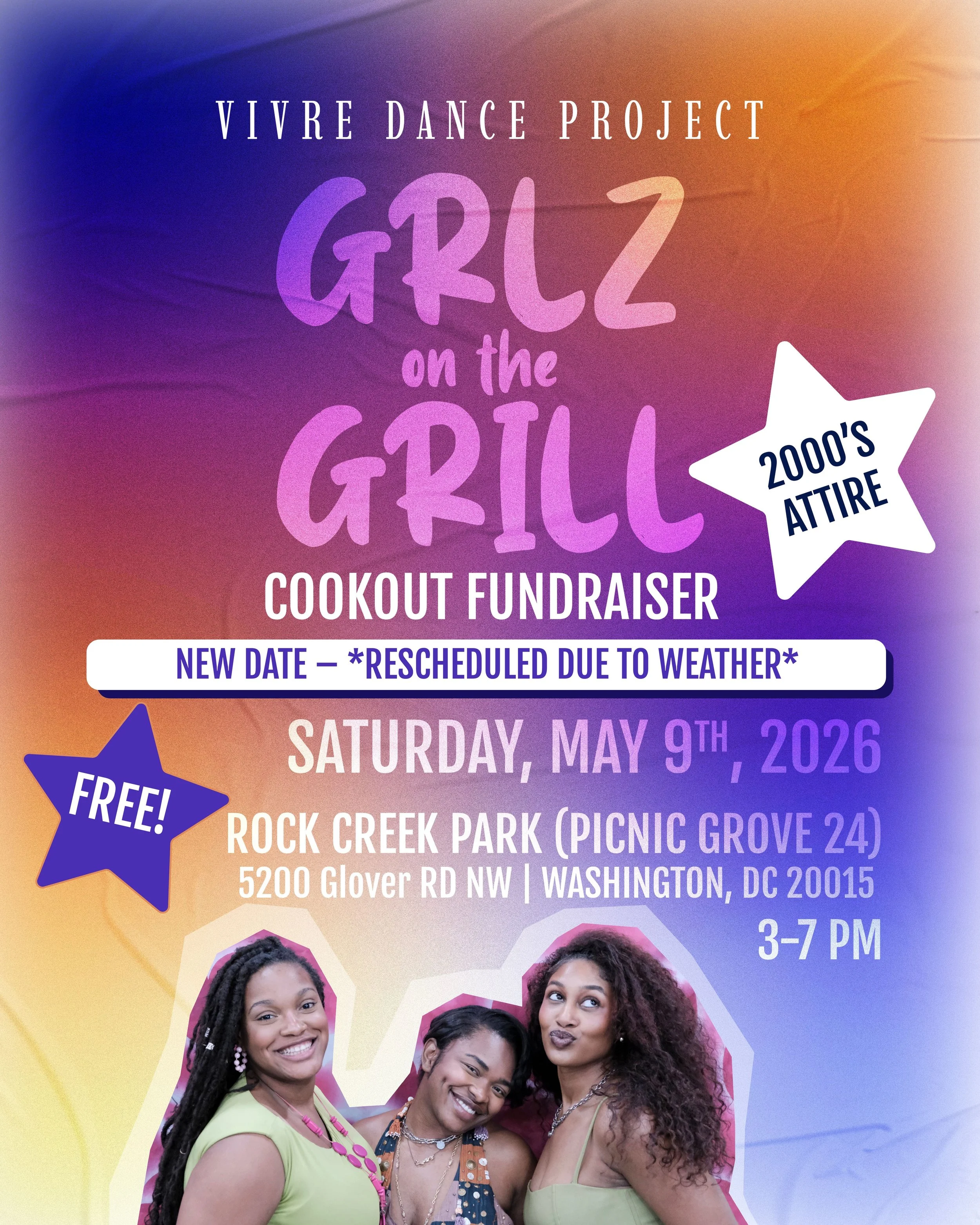 ☆ GRLZ on the GRILL ☆ cookout fundraiser