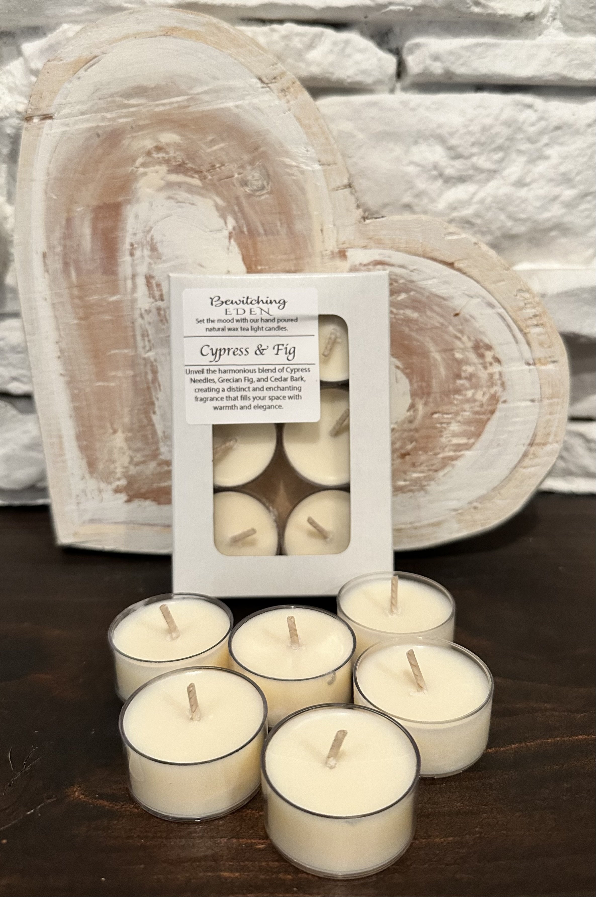 Cypress & Fig – Natural Wax Teal ight Set