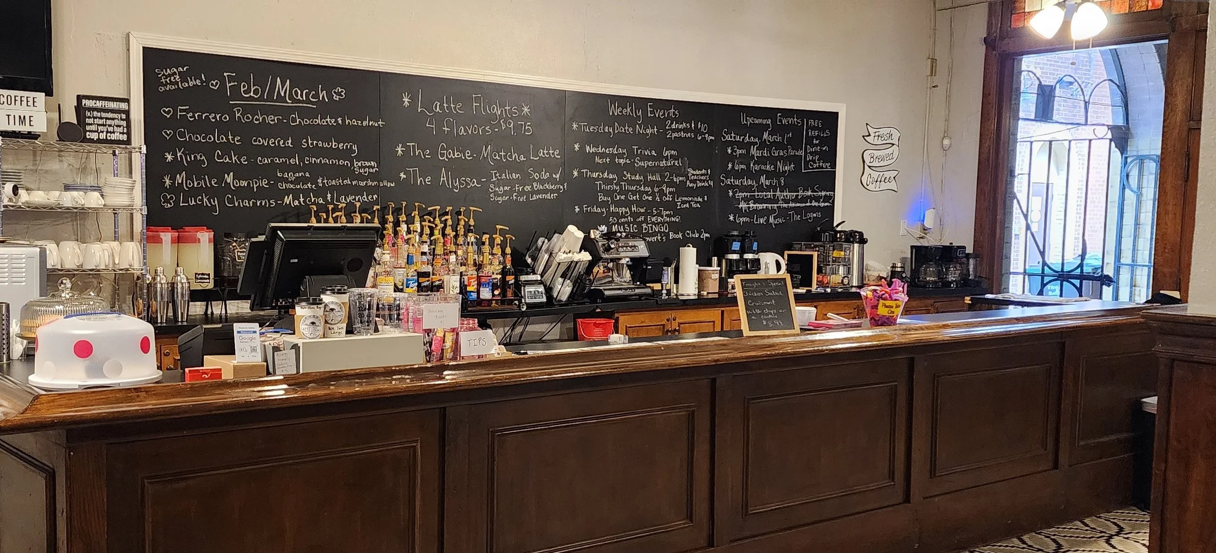 Lake Wales Downtown News Mayor Hilligoss Jack Curtis Gibson DOGE Trump campaign politics news excitement thymes Sheriff Grady Judd Latte Lounge coffee pastries events together