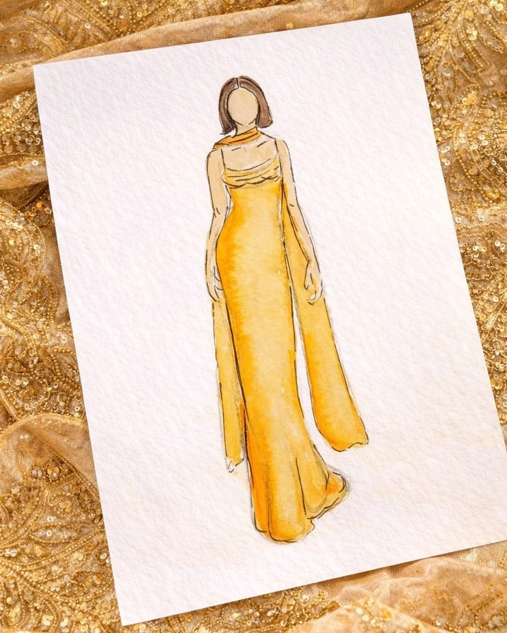 How gorgeous is this dress with dupatta 😍💛✨

What a perfect favor for your guests to take home to remember your special day 🥰

Wether it's your wedding or a birthday party, your guests will be delighted with their personal illustration to keep for