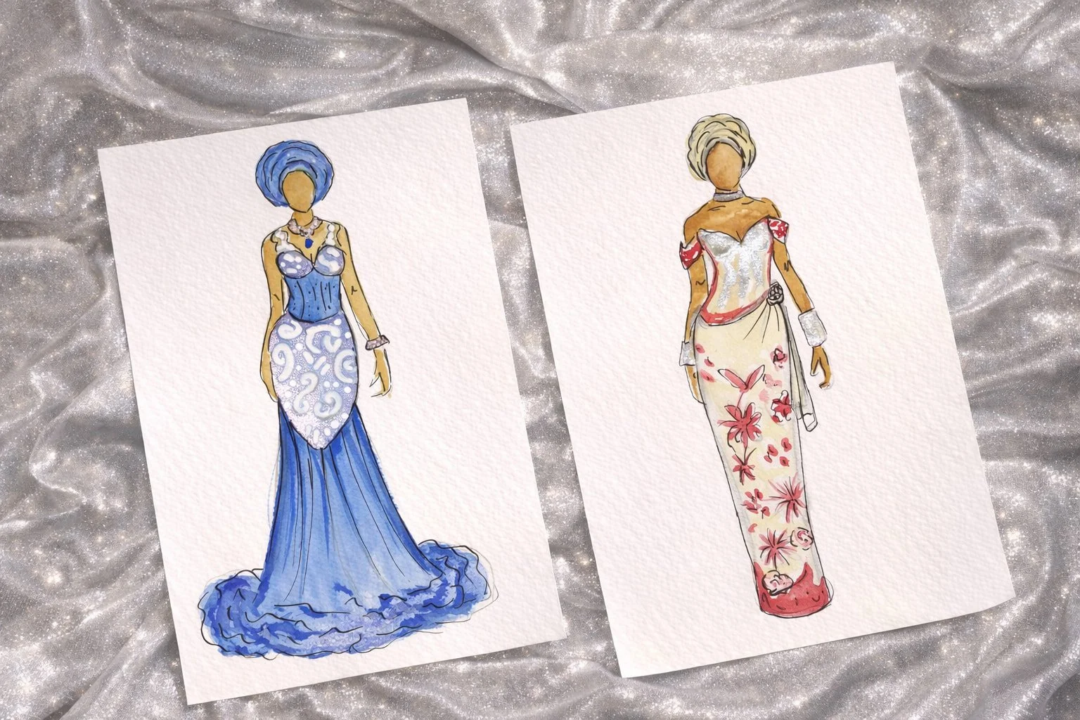Ele has done it again with these insanely gorgeous Nigerian Dresses 😍

What a perfect favor for your guests to take home and remember your amazing day and their even more amazing outfits!!! &hearts;️✨

#africanwedding #nigerianwedding #weddingillust