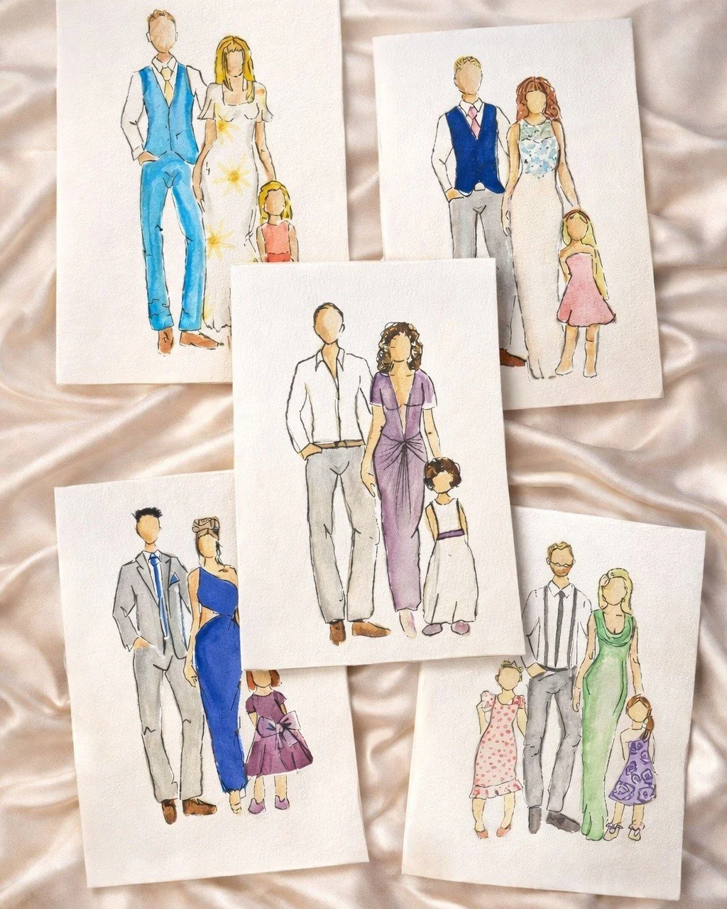 Family moments are always some of the most special to paint 🤍

Seeing loved ones come together and leaving with their own hand-painted illustration makes such a meaningful keepsake from the day.

Looking for a unique favour your guests will actually