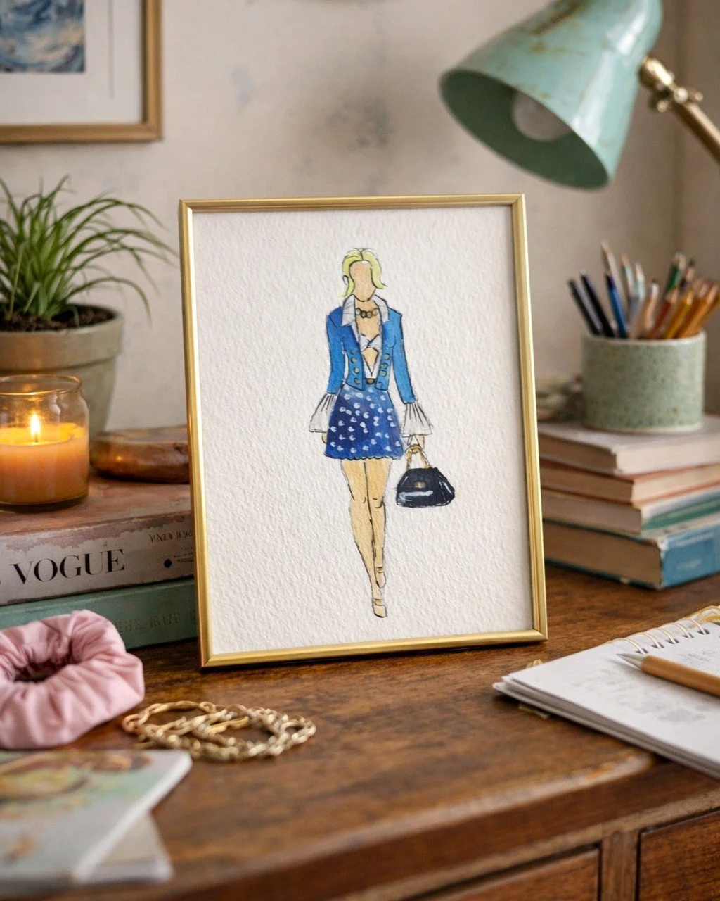 Cute illustration from Ele of one of Sarah Zerafa's amazing outfits 😍
✨ It's giving gossip girl ✨

#illustrations #watercolour #watercolourpainting #fashion #influencer @sosazerafa